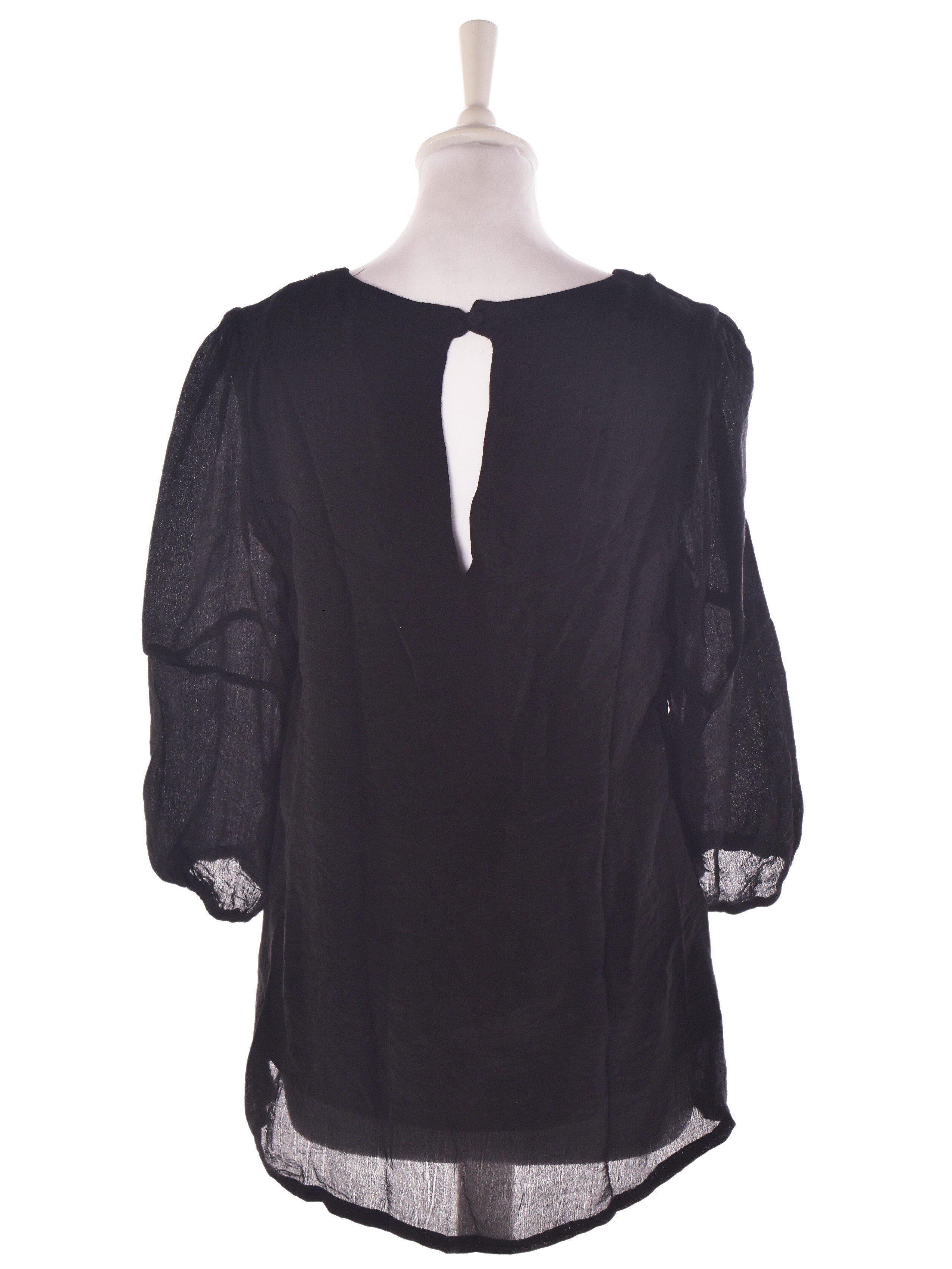 Drys Bluse - S / Sort / Kvinde - SassyLAB Secondhand