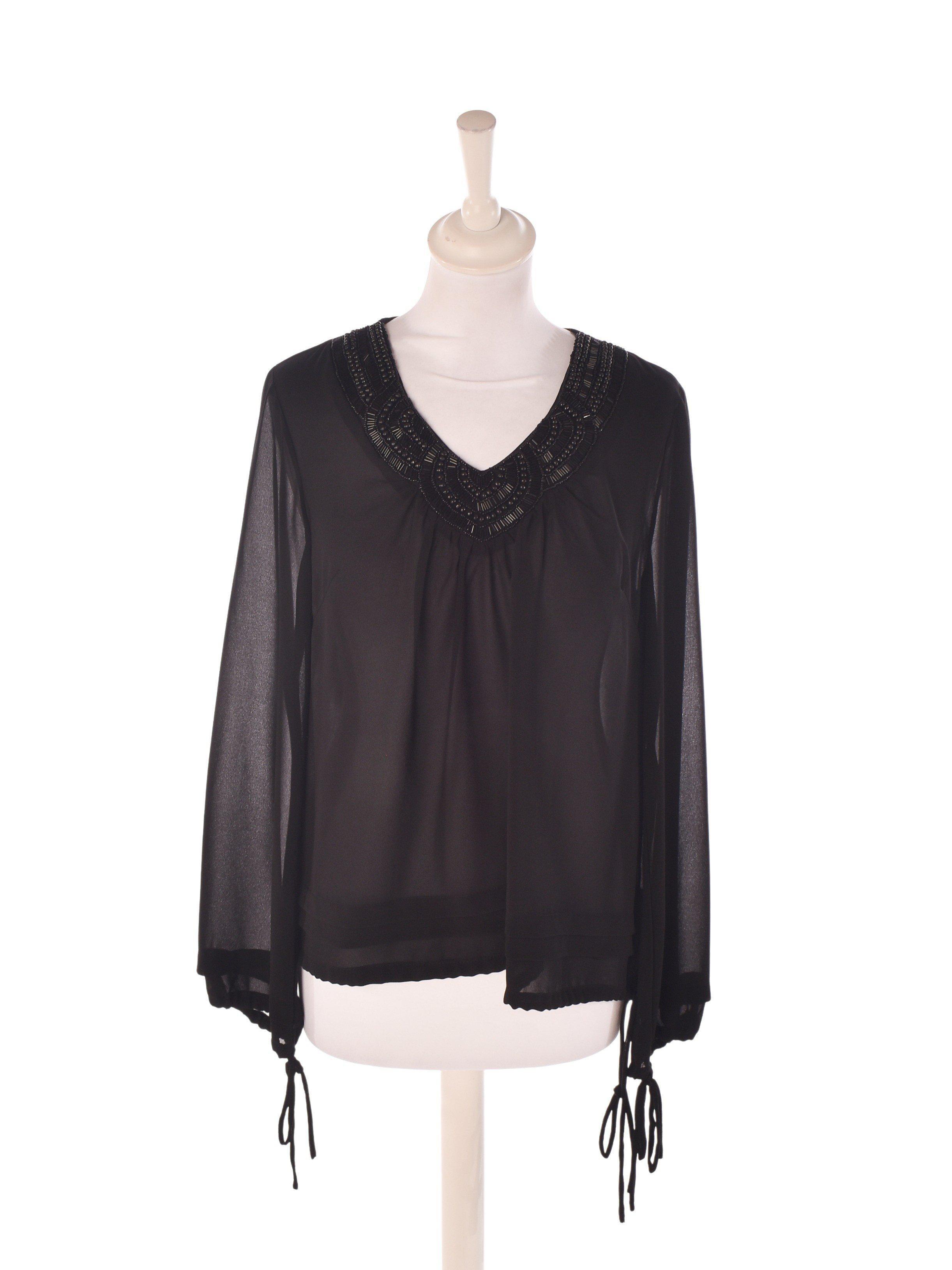 East Bluse - M / Sort / Kvinde - SassyLAB Secondhand