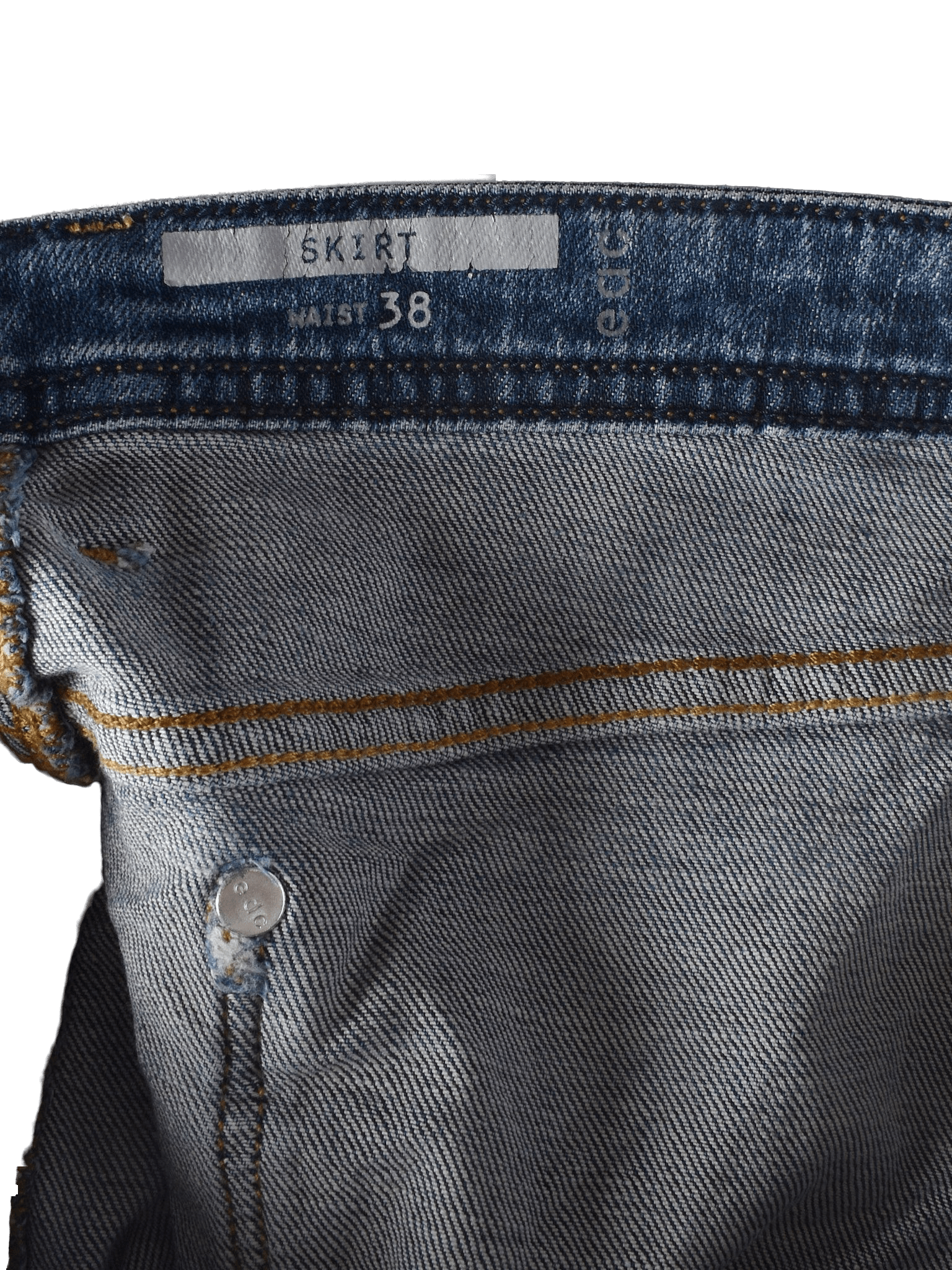 EDC Denimnederdel - W38 / Blå / Kvinde - SassyLAB Secondhand
