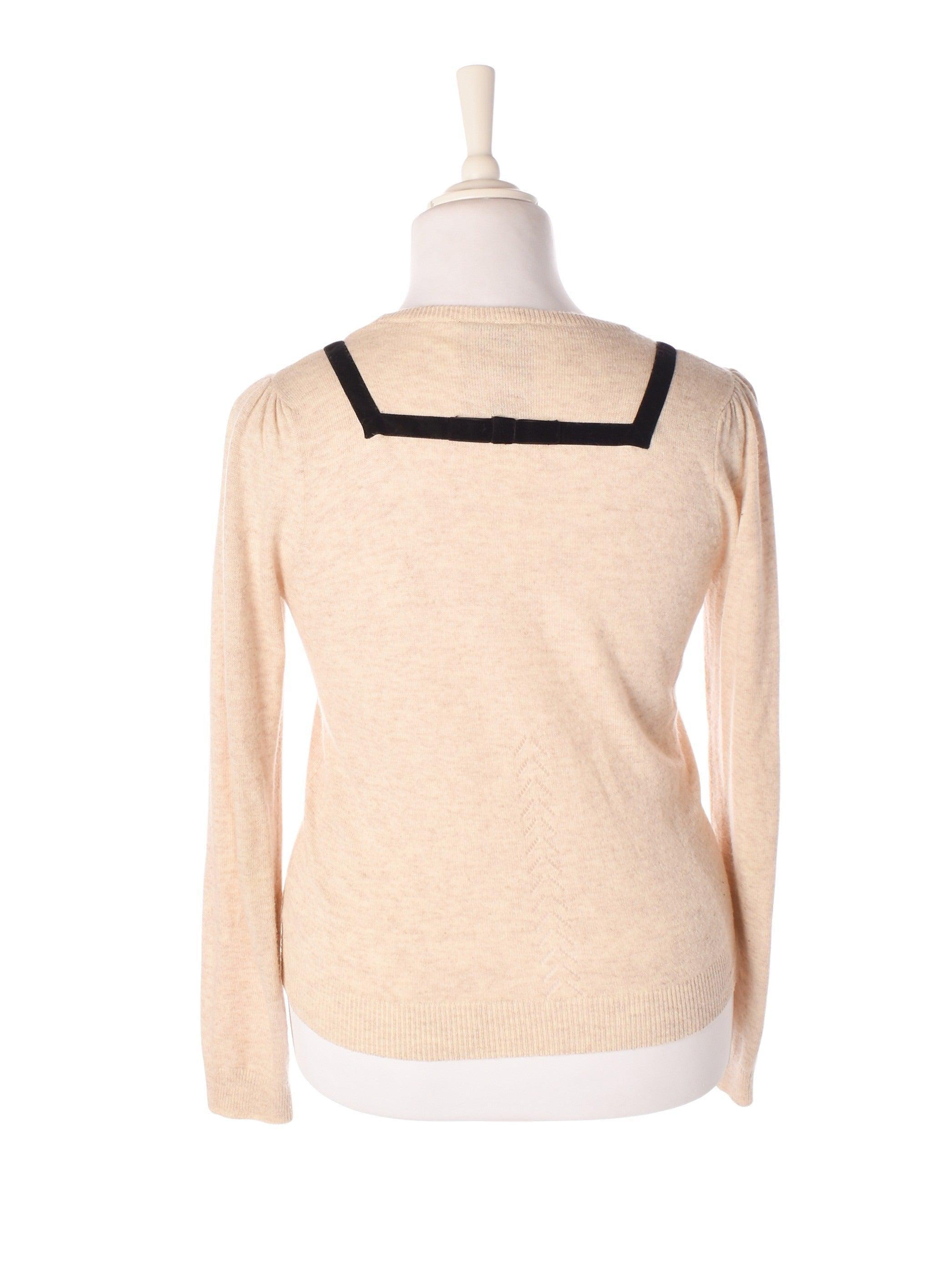 Edith og Ella Sweater - L / Beige / Kvinde - SassyLAB Secondhand
