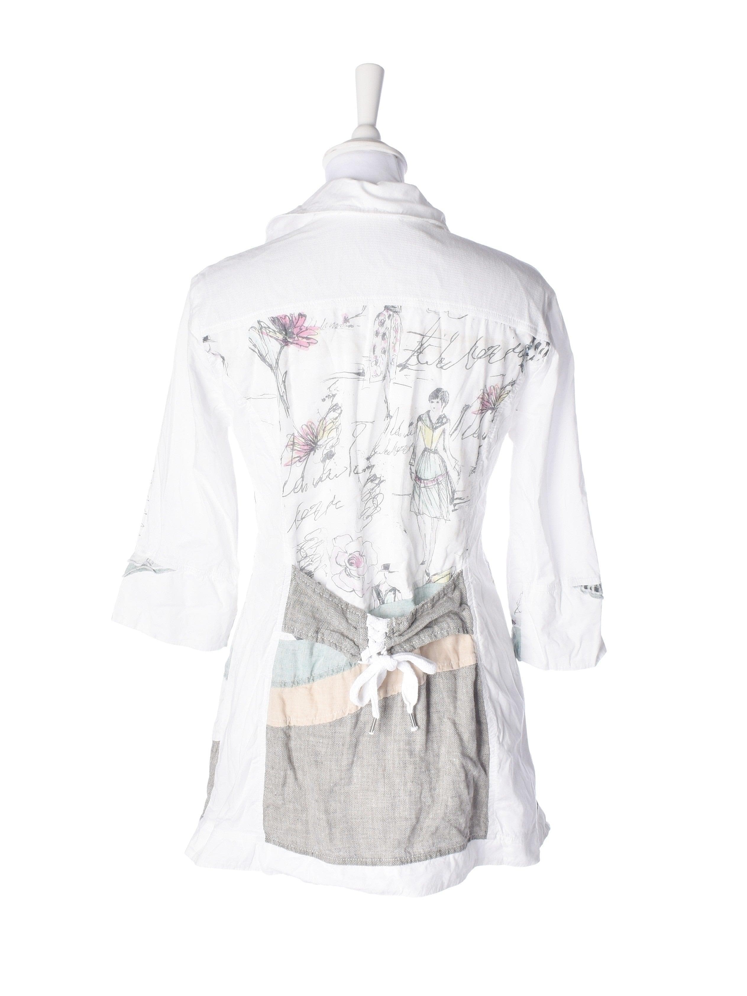 Elisa Cavaletti Skjorte - S / Hvid / Kvinde - SassyLAB Secondhand