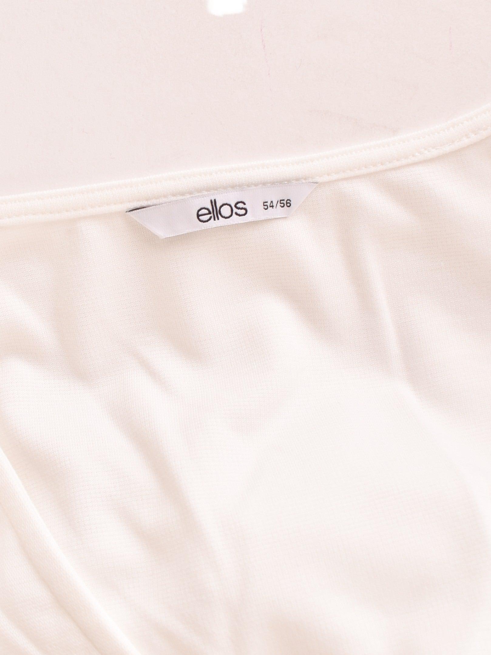 Ellos Kjole - 54/56 / Hvid / Kvinde - SassyLAB Secondhand