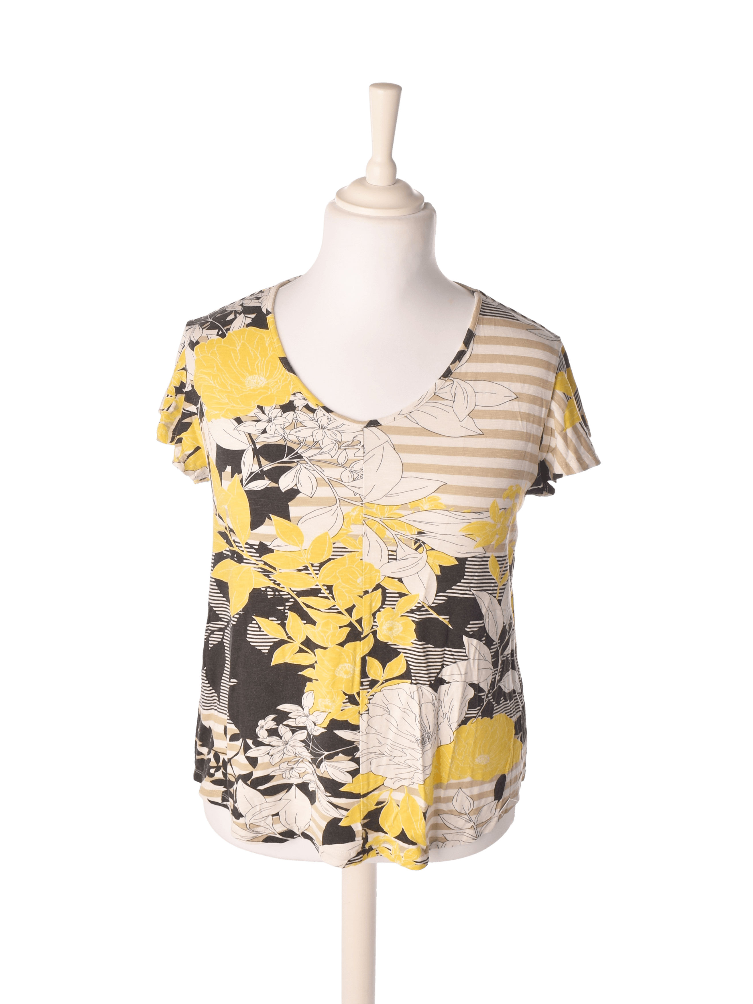 Elton T-Shirt - L / Multifarvet / Kvinde - SassyLAB Secondhand