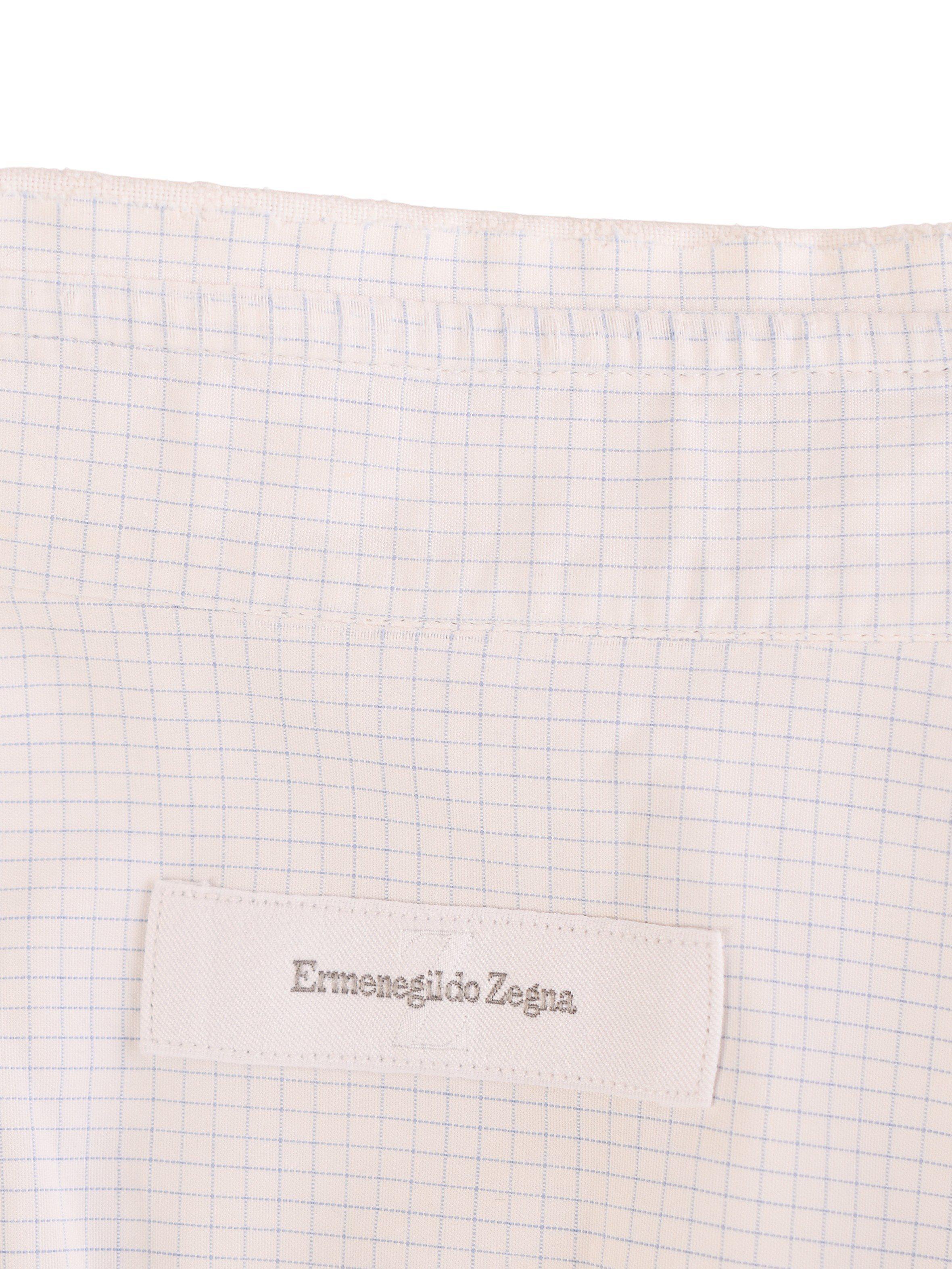 Ermenegildo Zegna Skjorte - M / Hvid / Mand - SassyLAB Secondhand