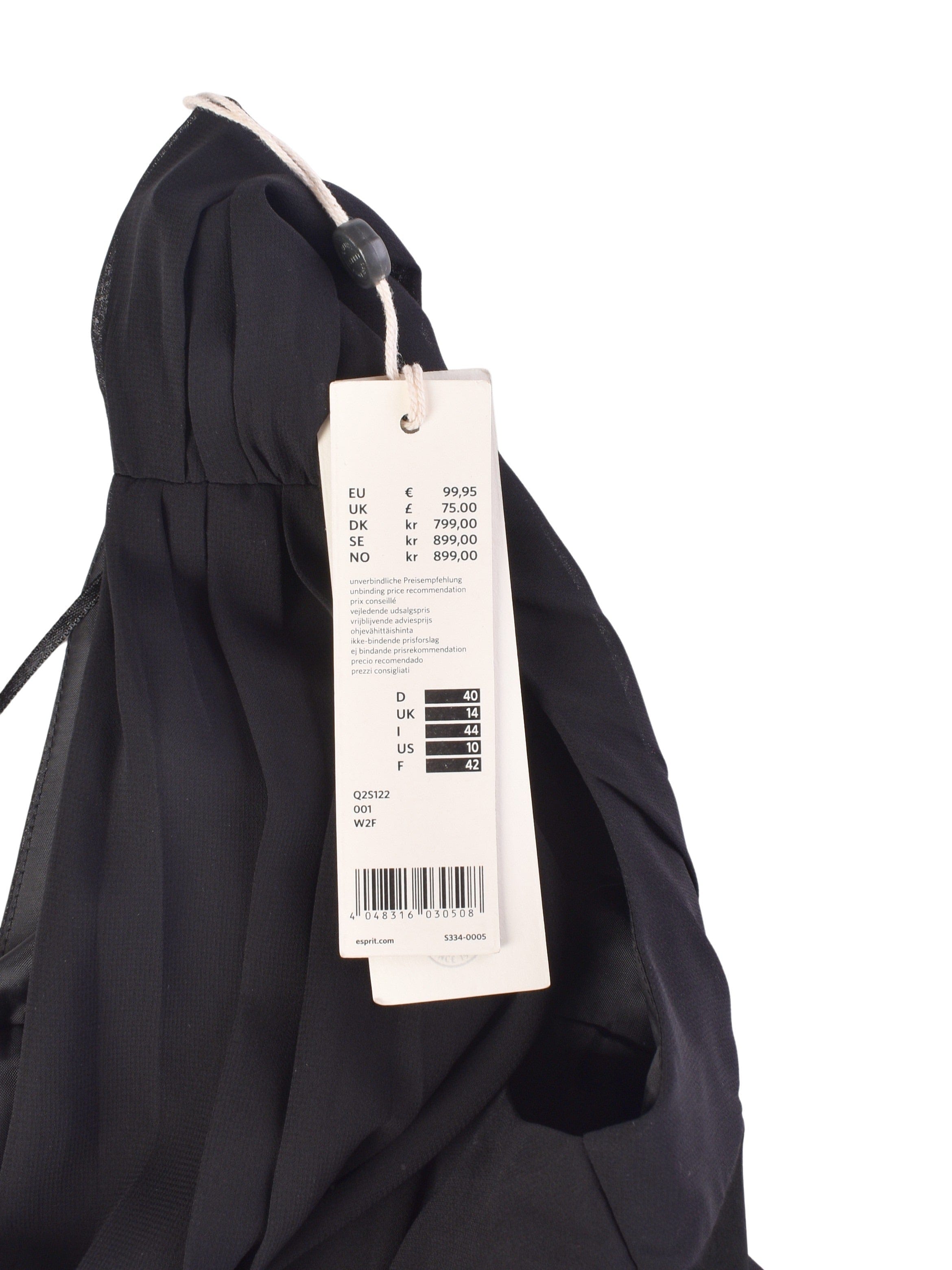 Esprit Kjole - 40 / Sort / Kvinde - SassyLAB Secondhand