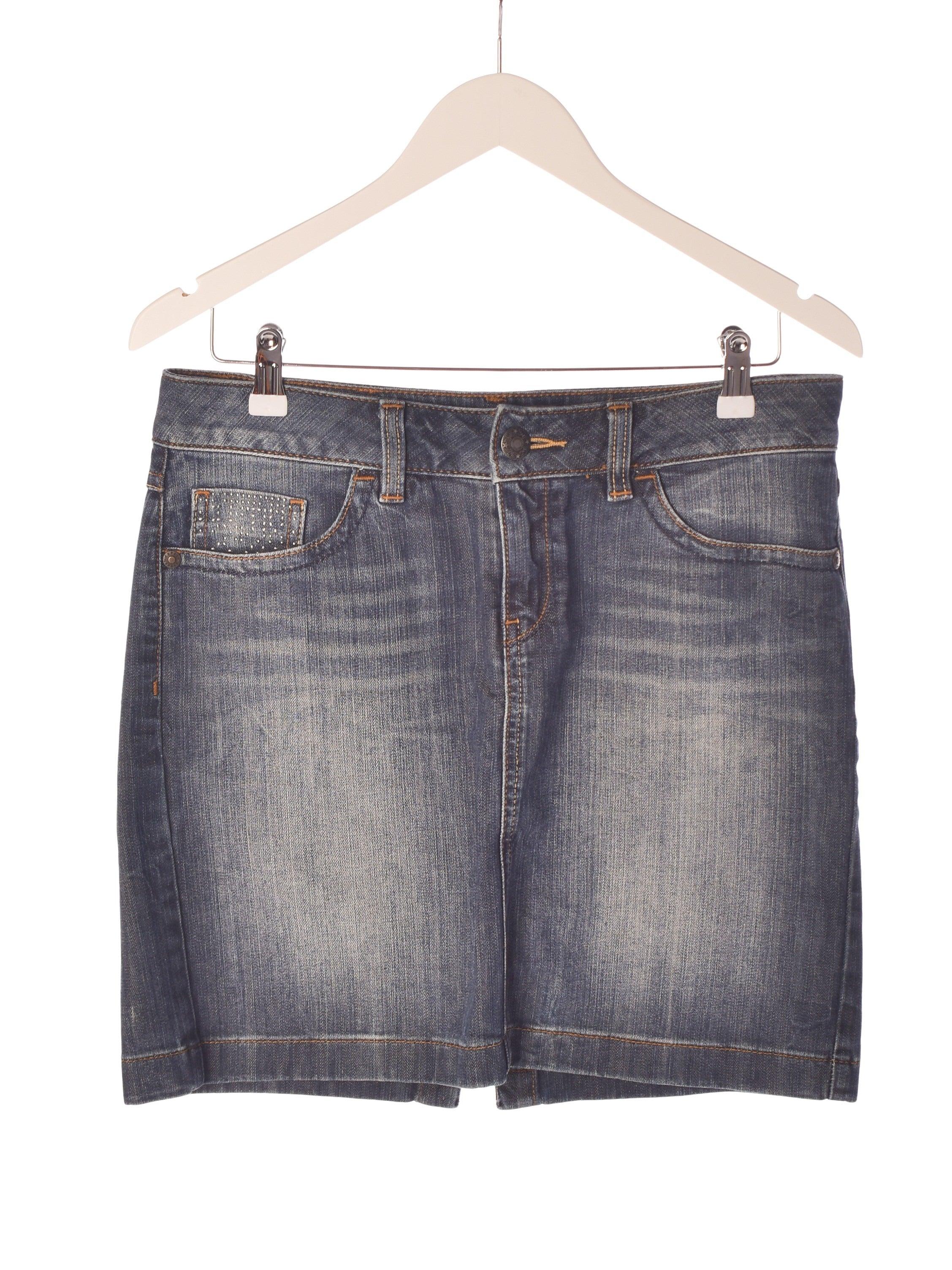 Esprit Nederdel - M / Blå / Kvinde - SassyLAB Secondhand