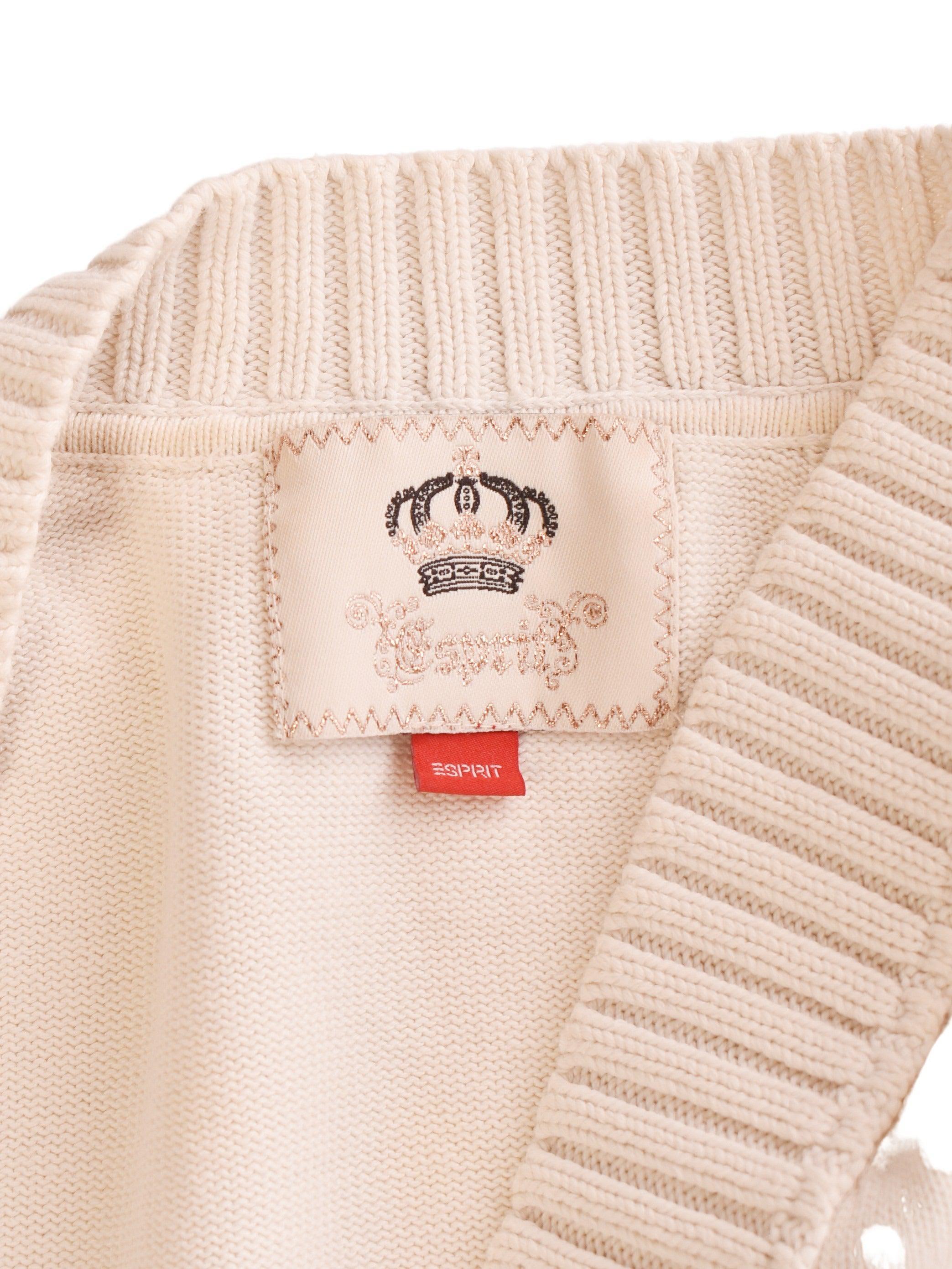 Esprit Sweater - M / Hvid / Kvinde - SassyLAB Secondhand