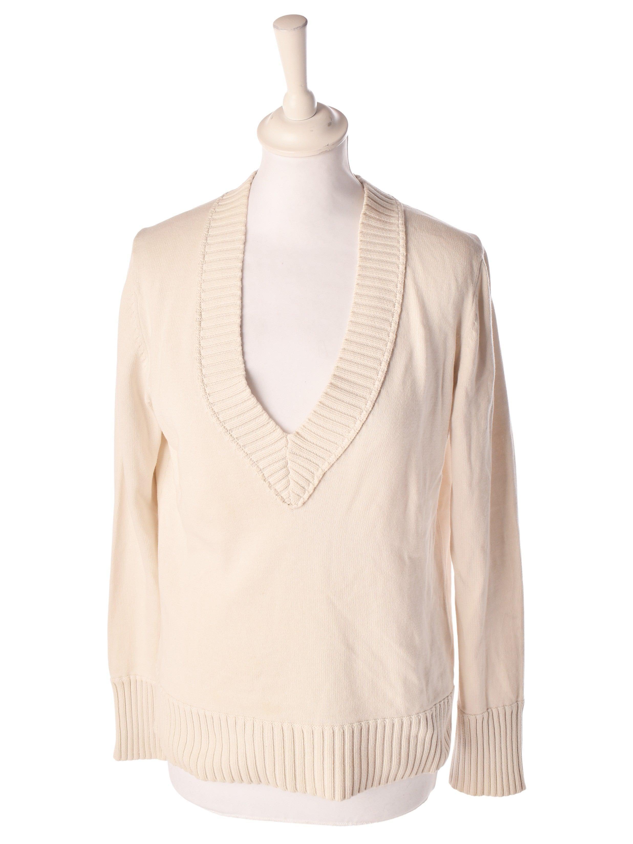 Esprit Sweater - M / Hvid / Kvinde - SassyLAB Secondhand