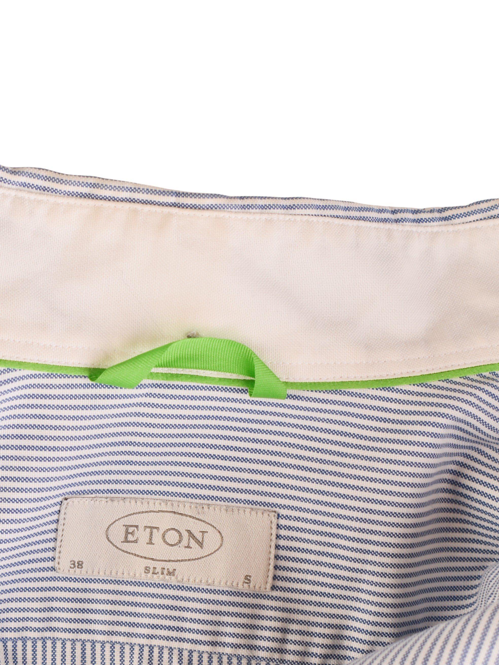 Eton Skjorte - 38 / Blå / Mand - SassyLAB Secondhand