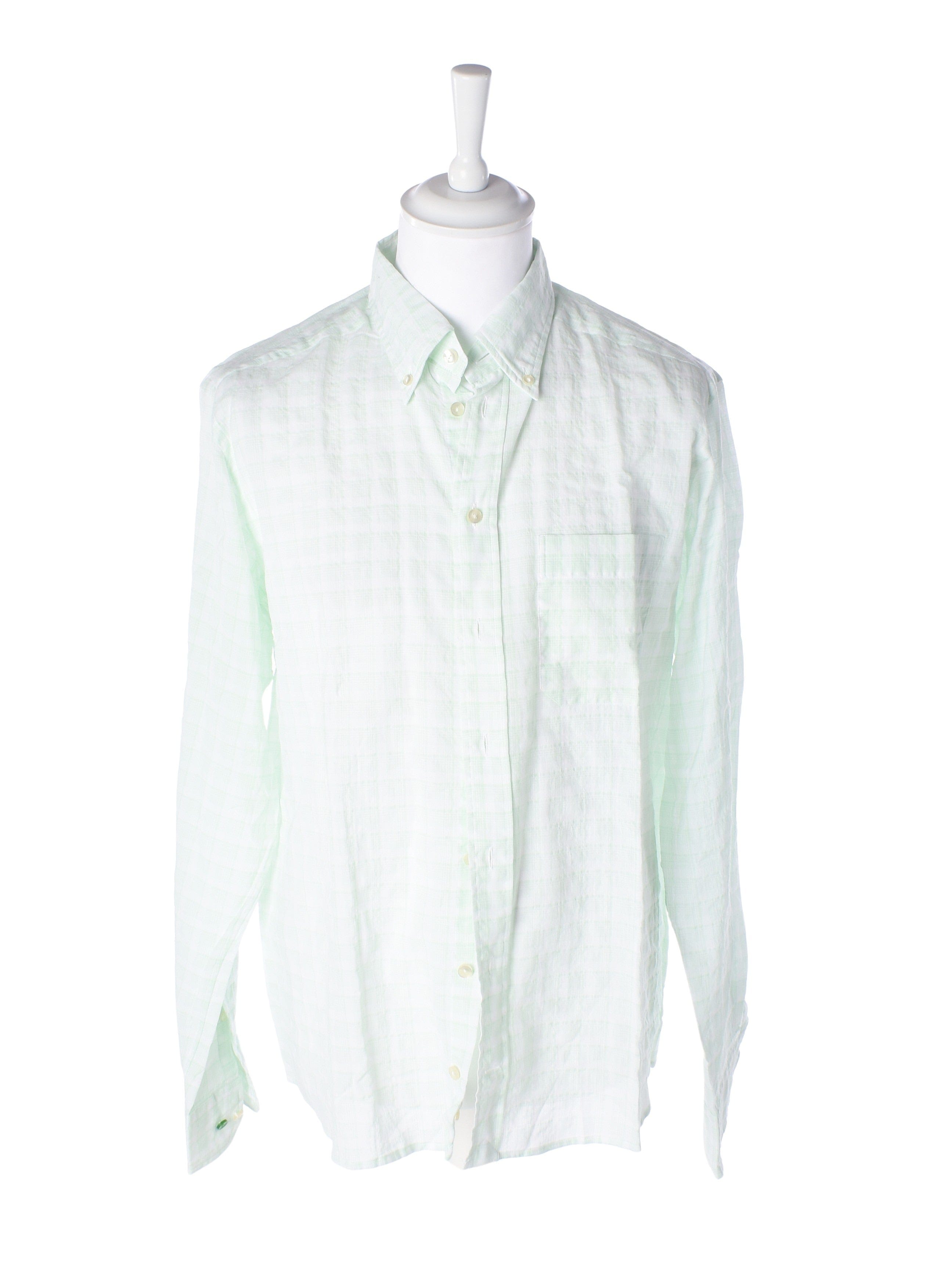 Eton Skjorte - L / Grøn / Mand - SassyLAB Secondhand