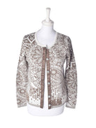 Eva & Claudi Cardigan - S / Beige / Kvinde - SassyLAB Secondhand