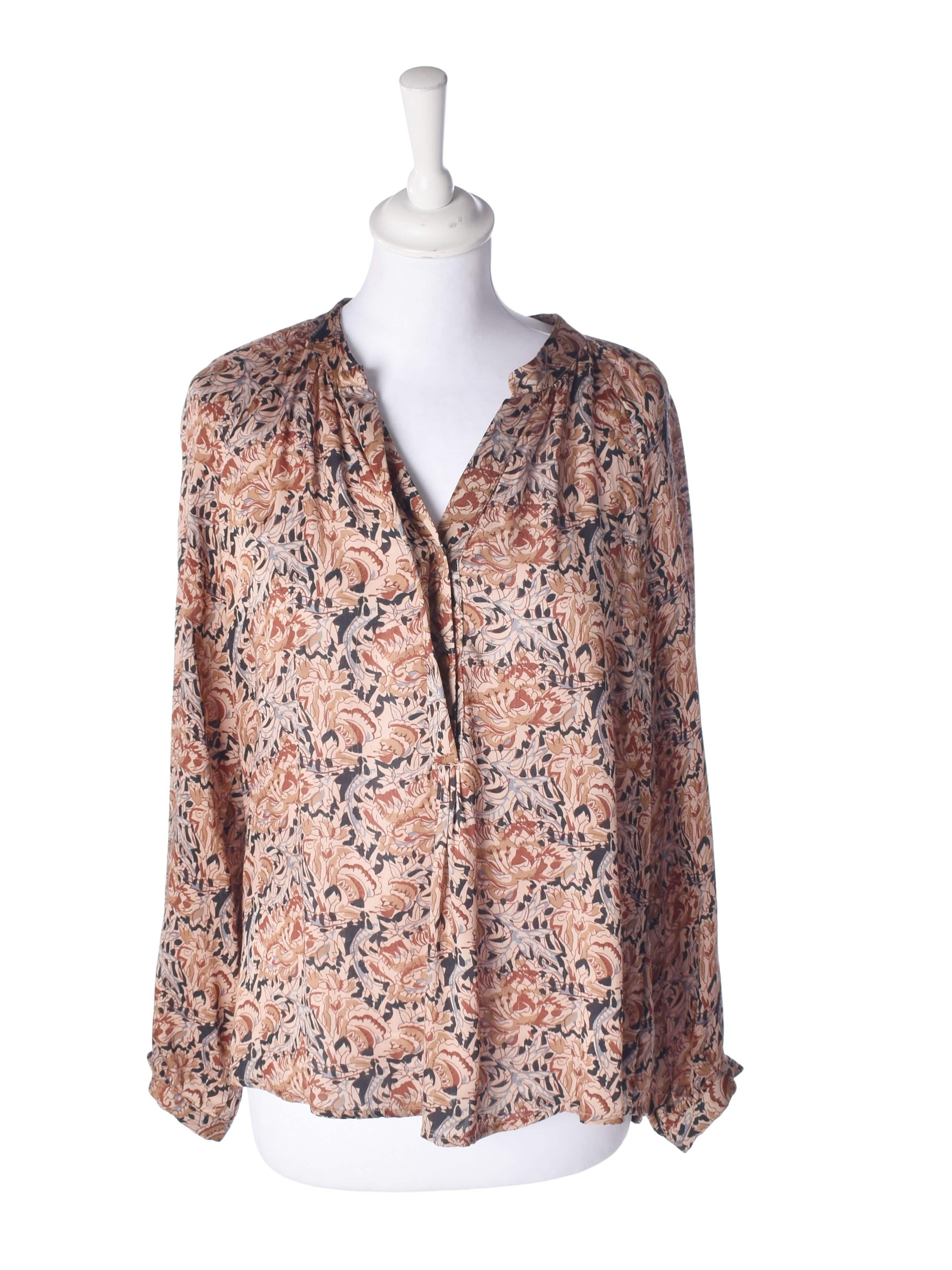 Eva Go Diva Bluse - XS / Multifarvet / Kvinde - SassyLAB Secondhand