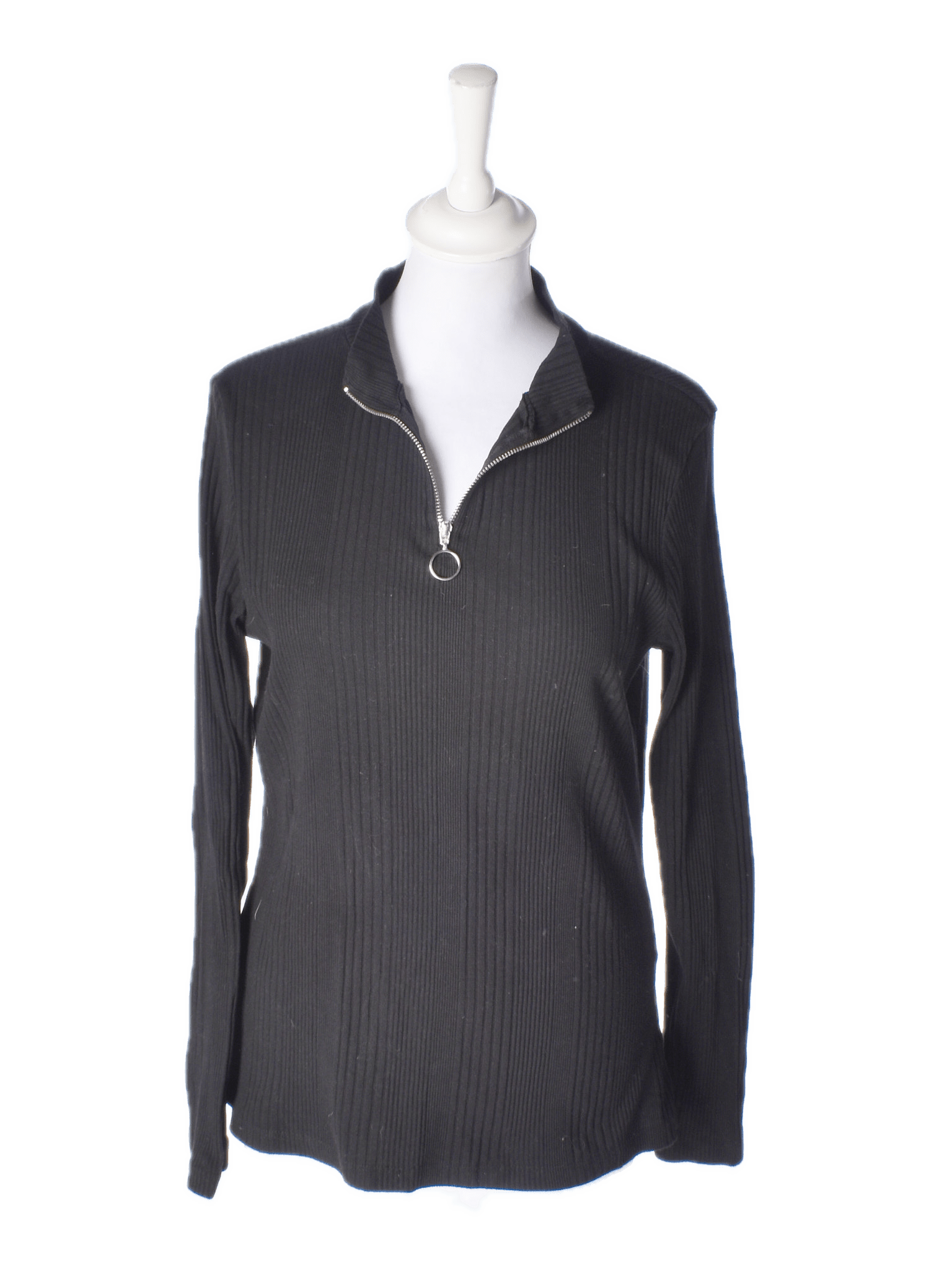 Even&Odd Bluse - L / Sort / Kvinde - SassyLAB Secondhand