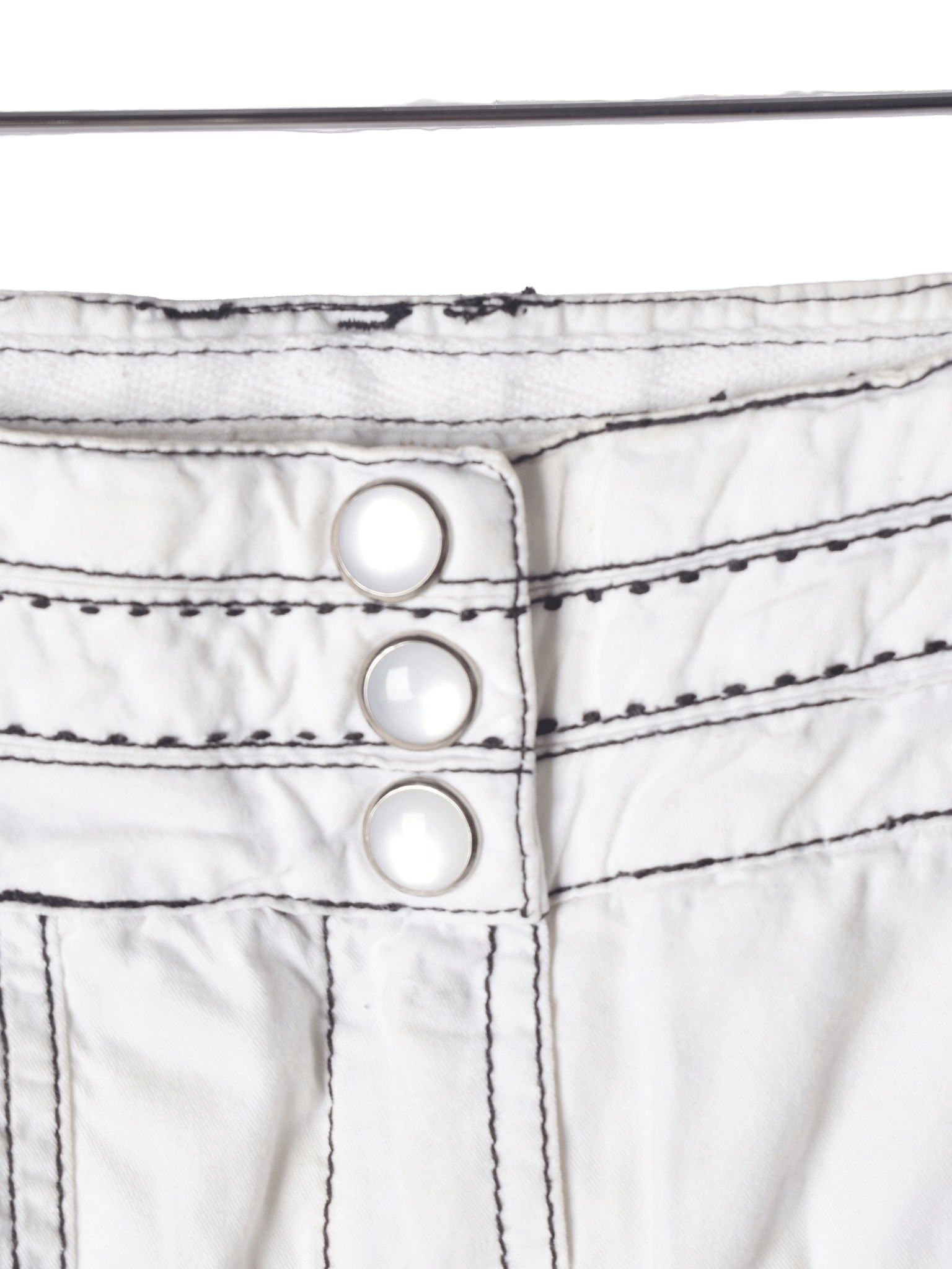 Face Your Zoulmate Nederdel - 36 / Hvid / Kvinde - SassyLAB Secondhand