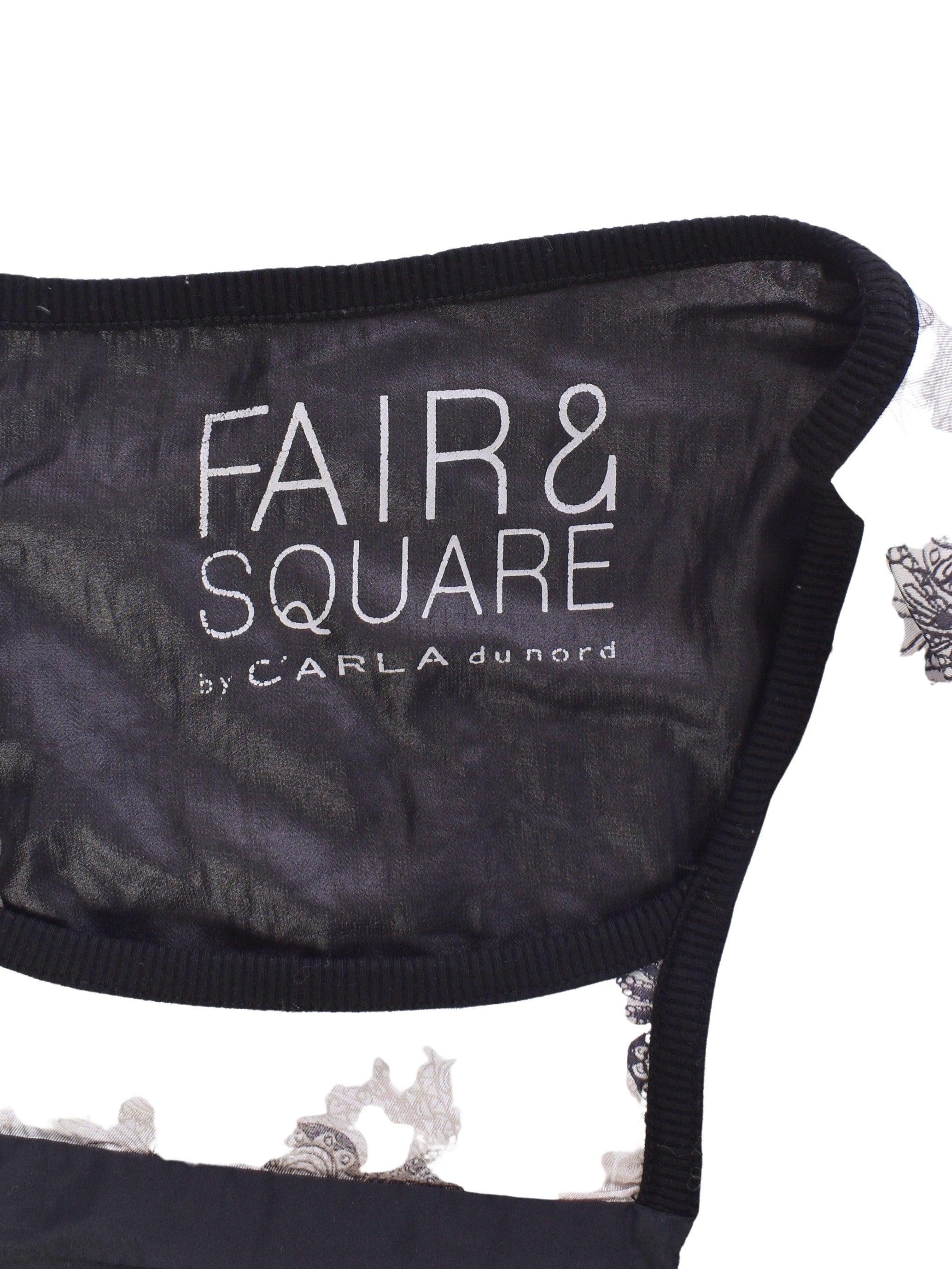 Fair & square Bluse - 36 / Grå / Kvinde - SassyLAB Secondhand