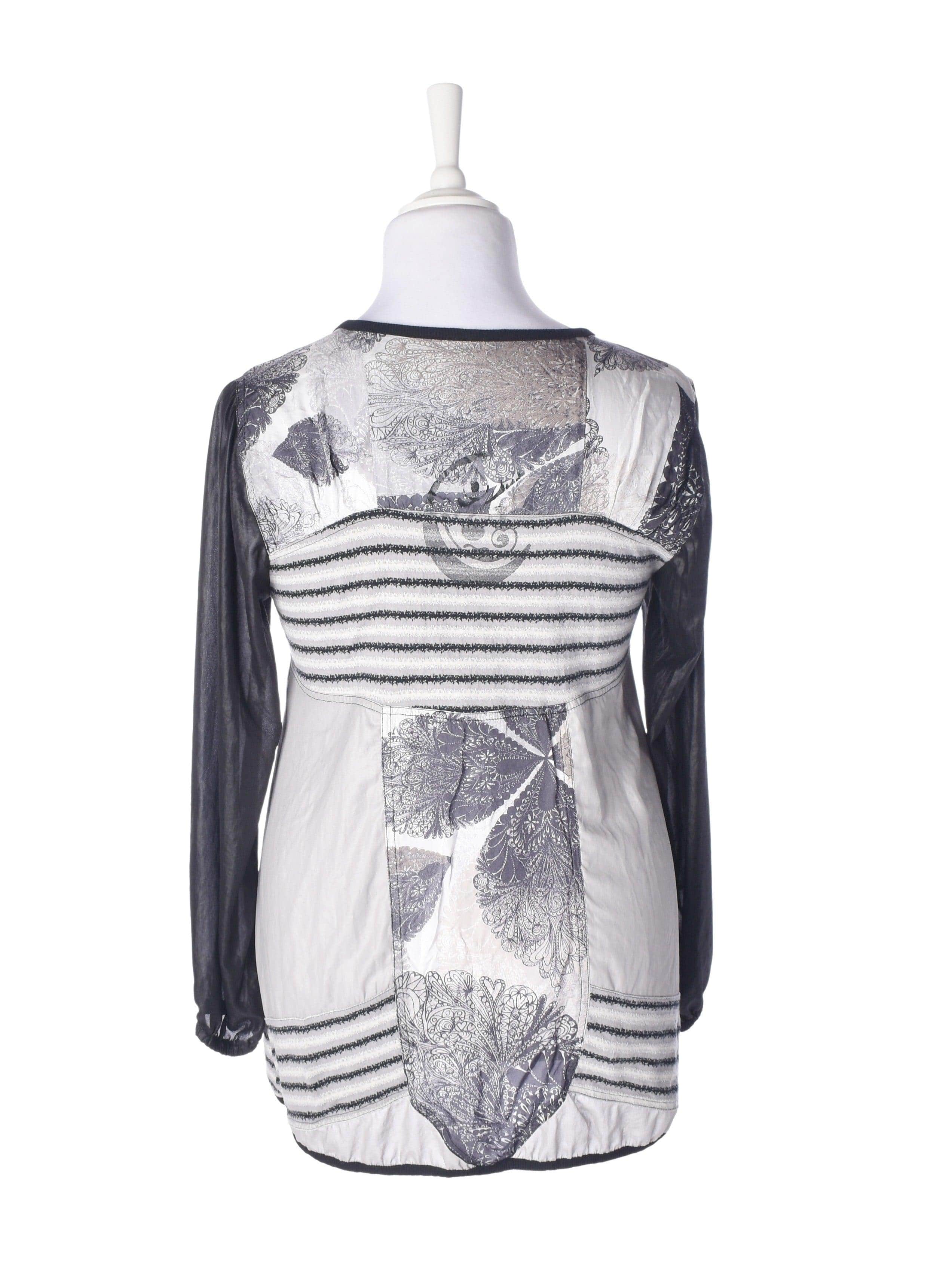 Fair & square Bluse - 36 / Grå / Kvinde - SassyLAB Secondhand