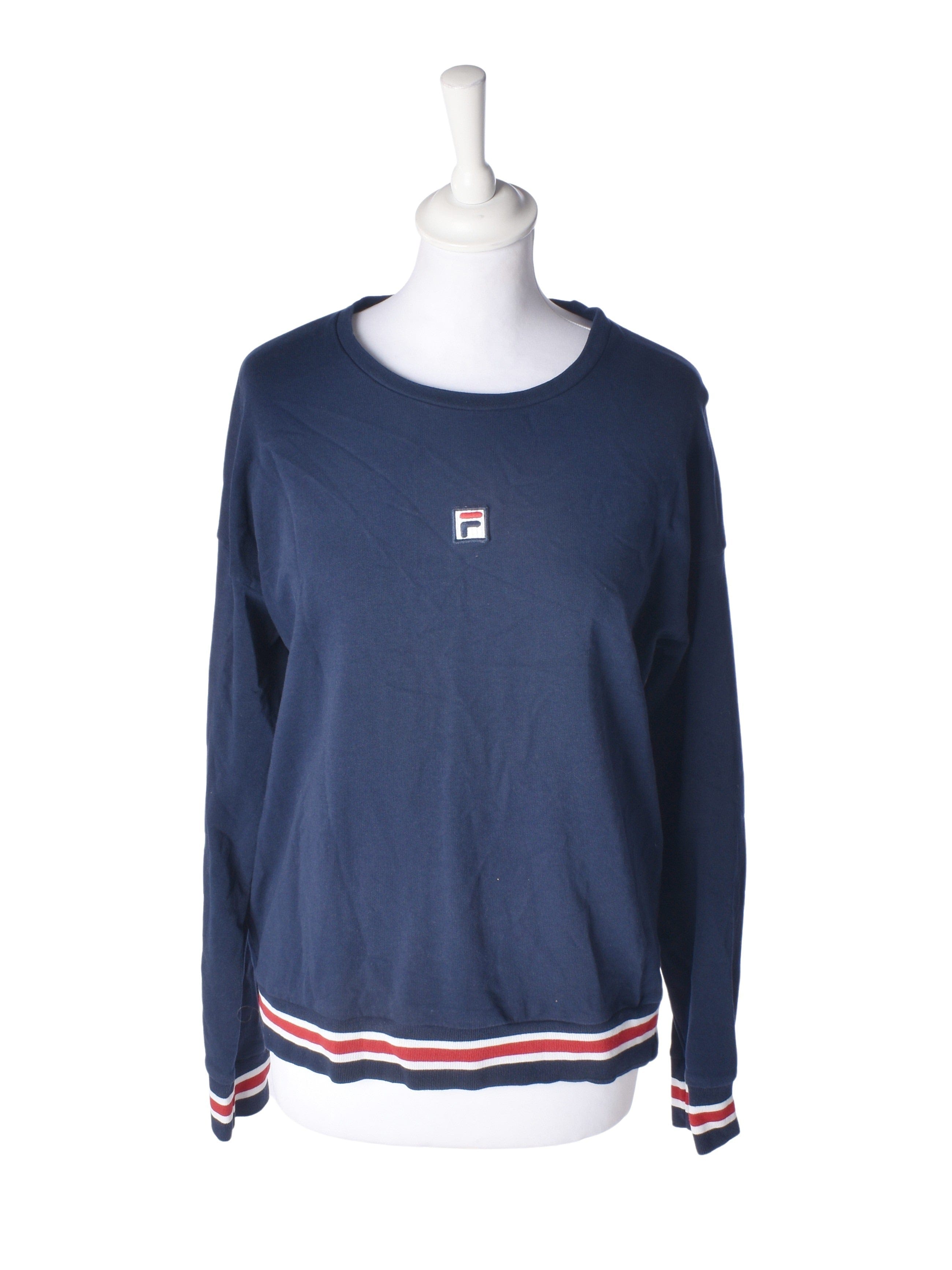 Fila Sweatshirt - M / Blå / Kvinde - SassyLAB Secondhand