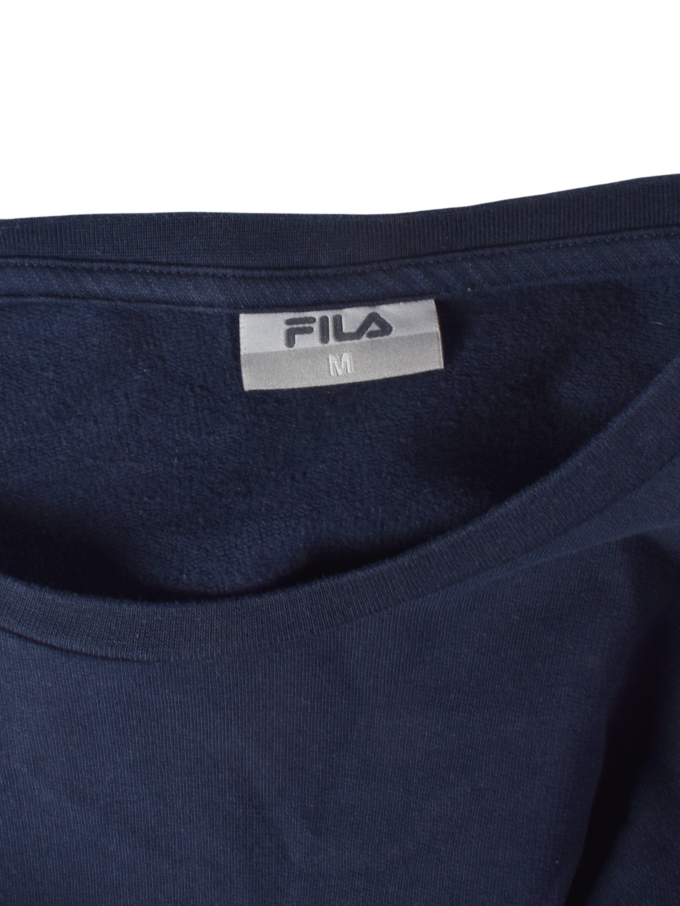 Fila Sweatshirt - M / Blå / Kvinde - SassyLAB Secondhand