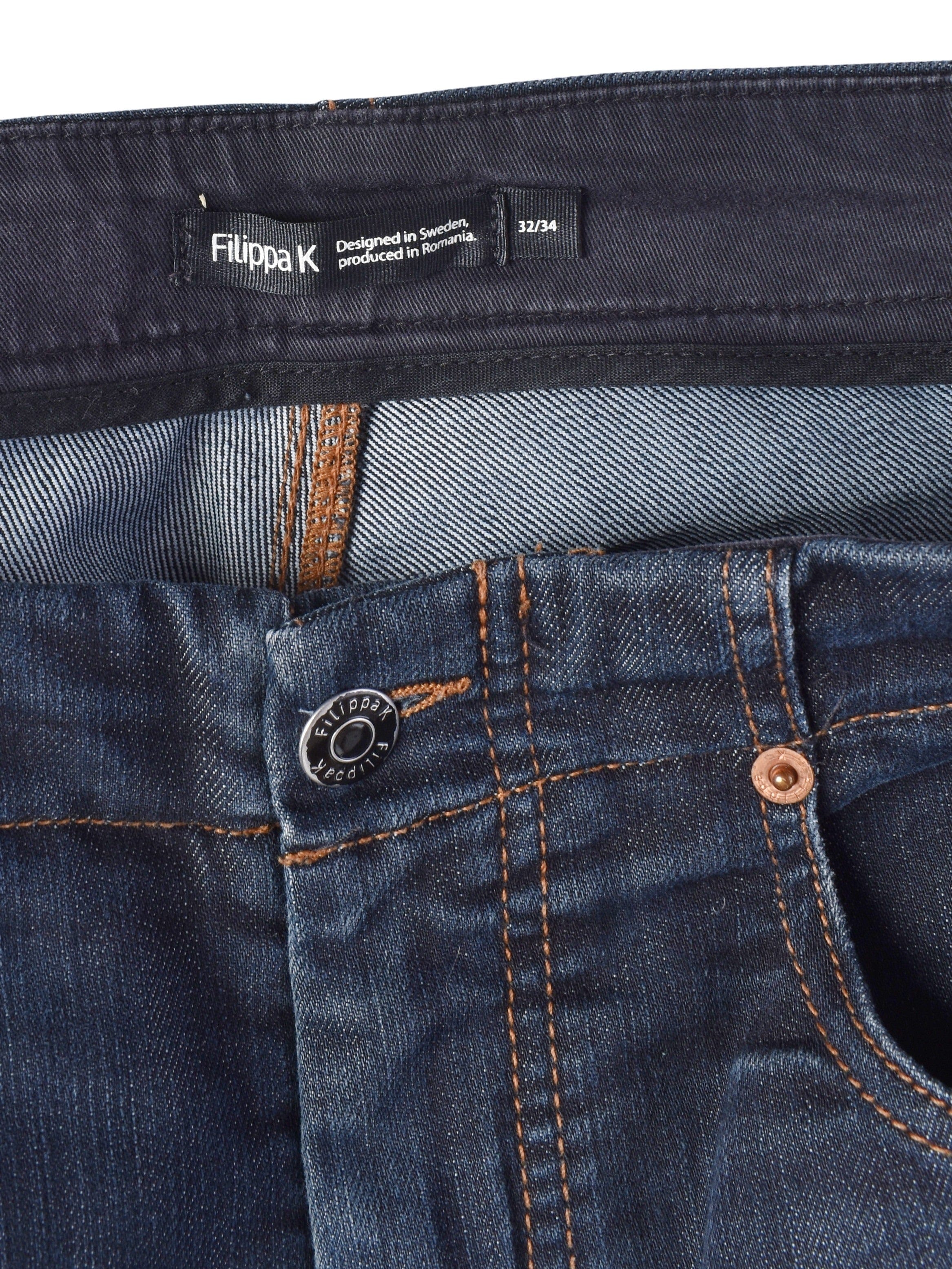 Filippa K Jeans - W32 L34 / Blå / Kvinde - SassyLAB Secondhand