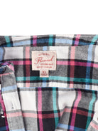 Flammed Skjorte - XL / Hvid / Kvinde - SassyLAB Secondhand