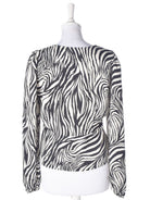 Frakment Bluse - S/M / Dyreprint / Kvinde - SassyLAB Secondhand
