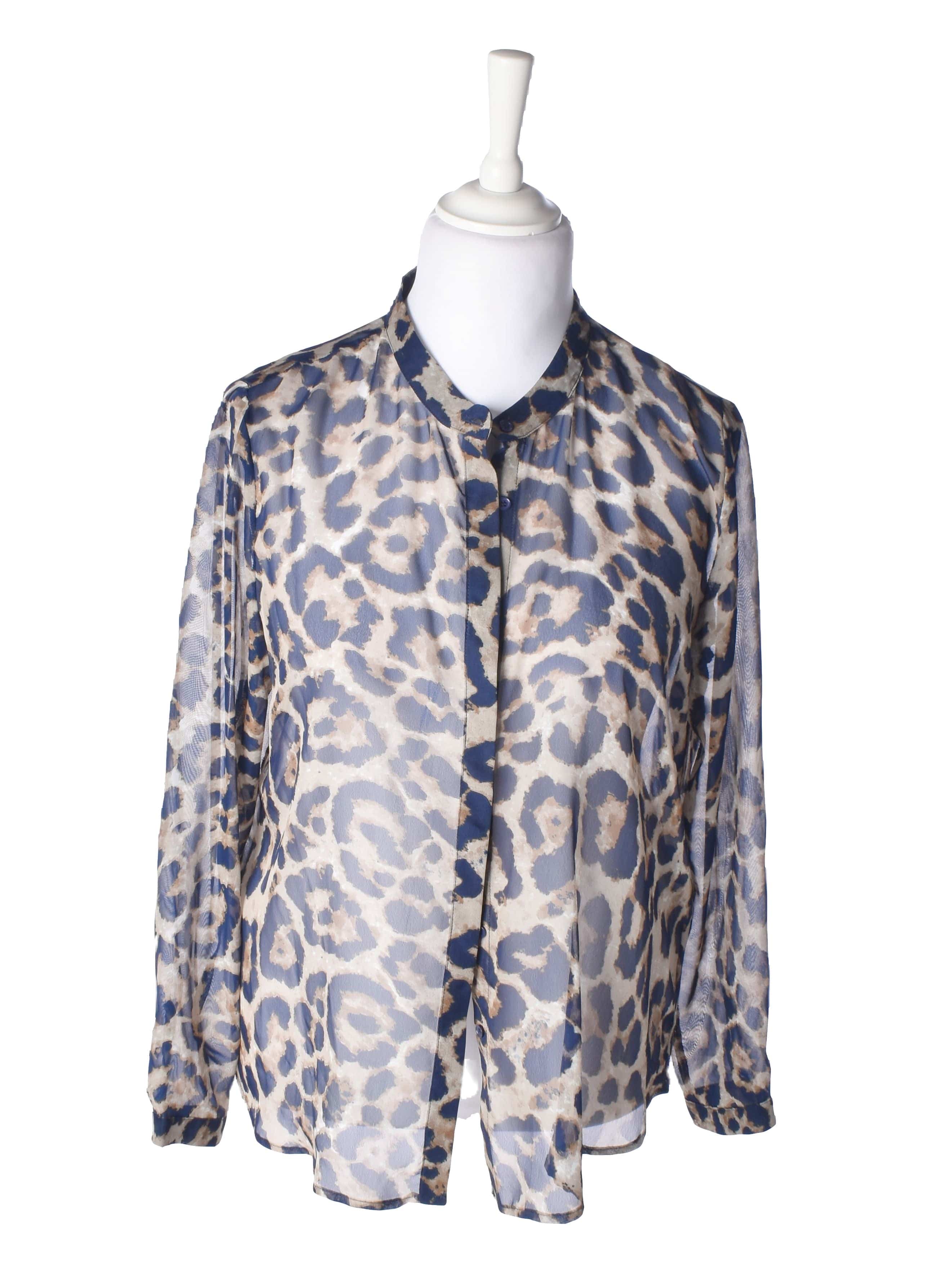 Fransa Bluse - L / Dyreprint / Kvinde - SassyLAB Secondhand