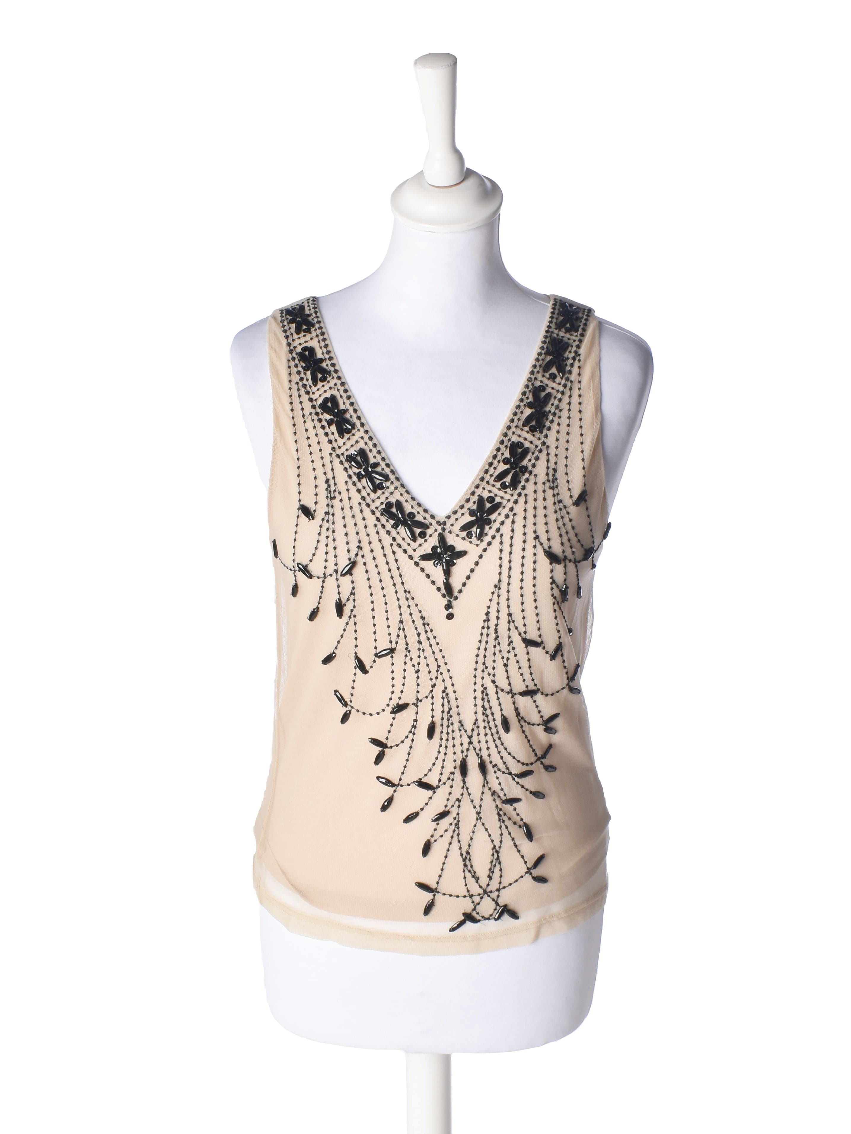 Fransa Top - S / Beige / Kvinde - SassyLAB Secondhand
