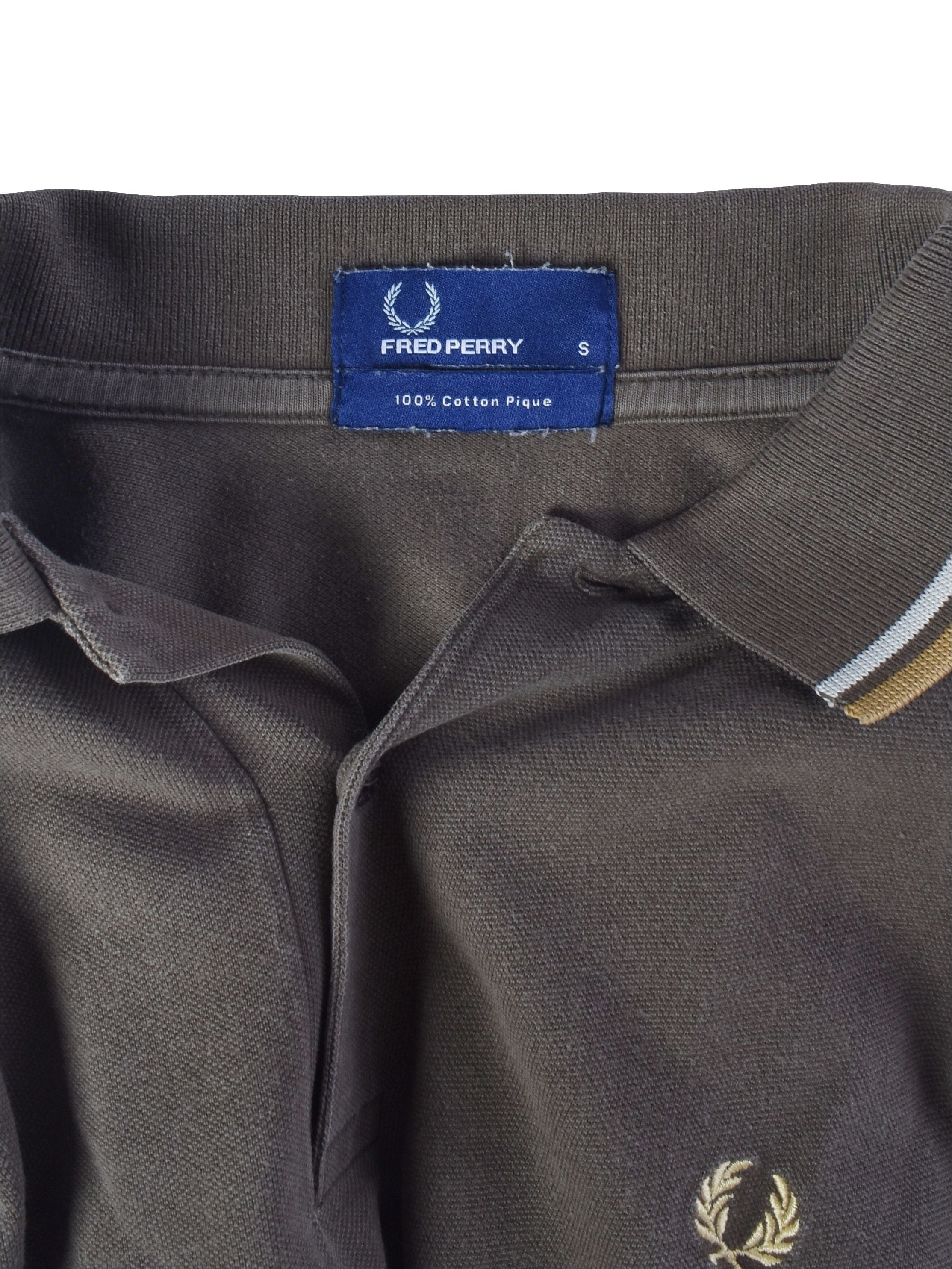 Fred Perry Polo - S / Brun / Mand - SassyLAB Secondhand