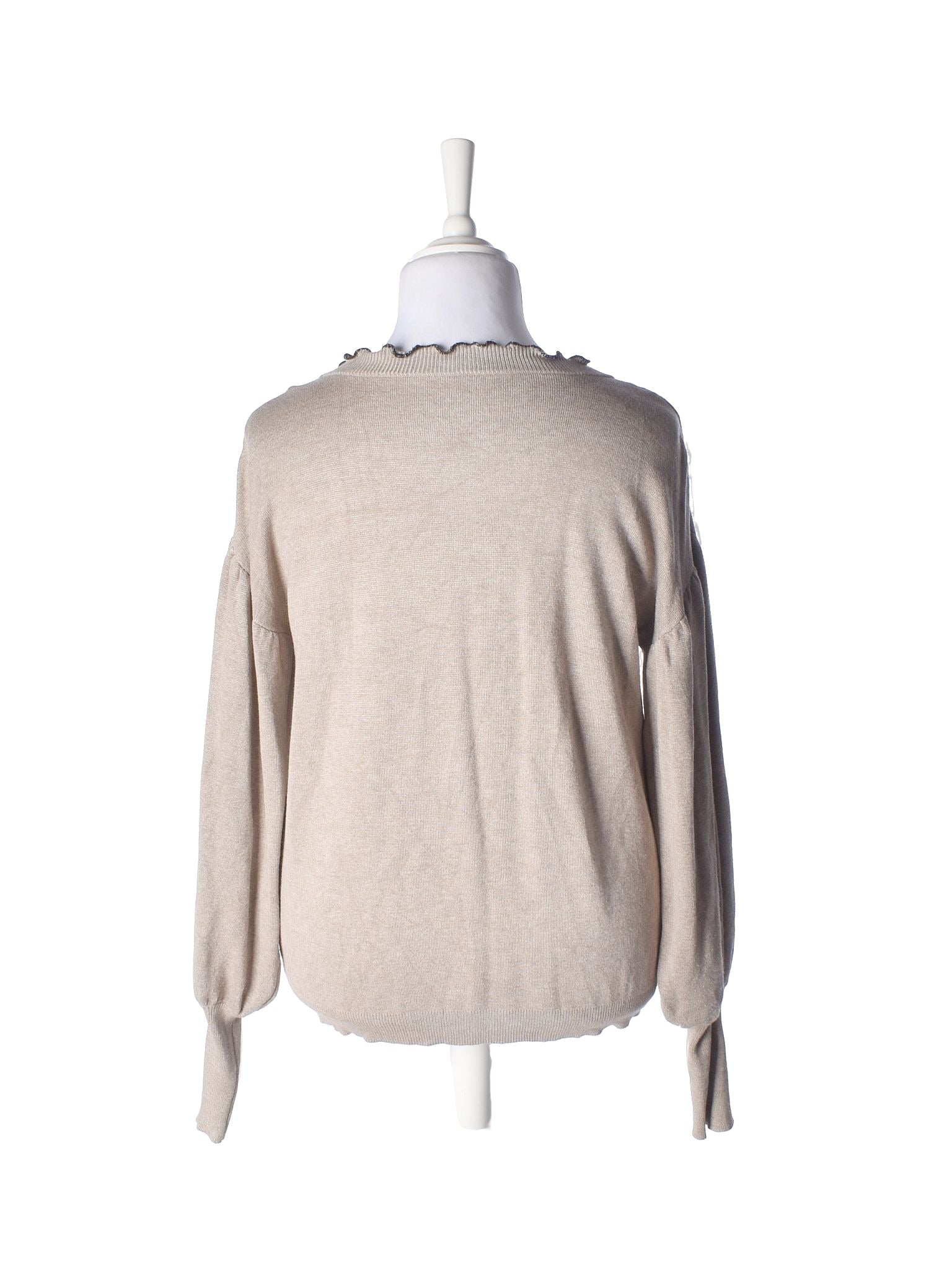 Free/Quent Pullover - XXL / Beige / Kvinde - SassyLAB Secondhand