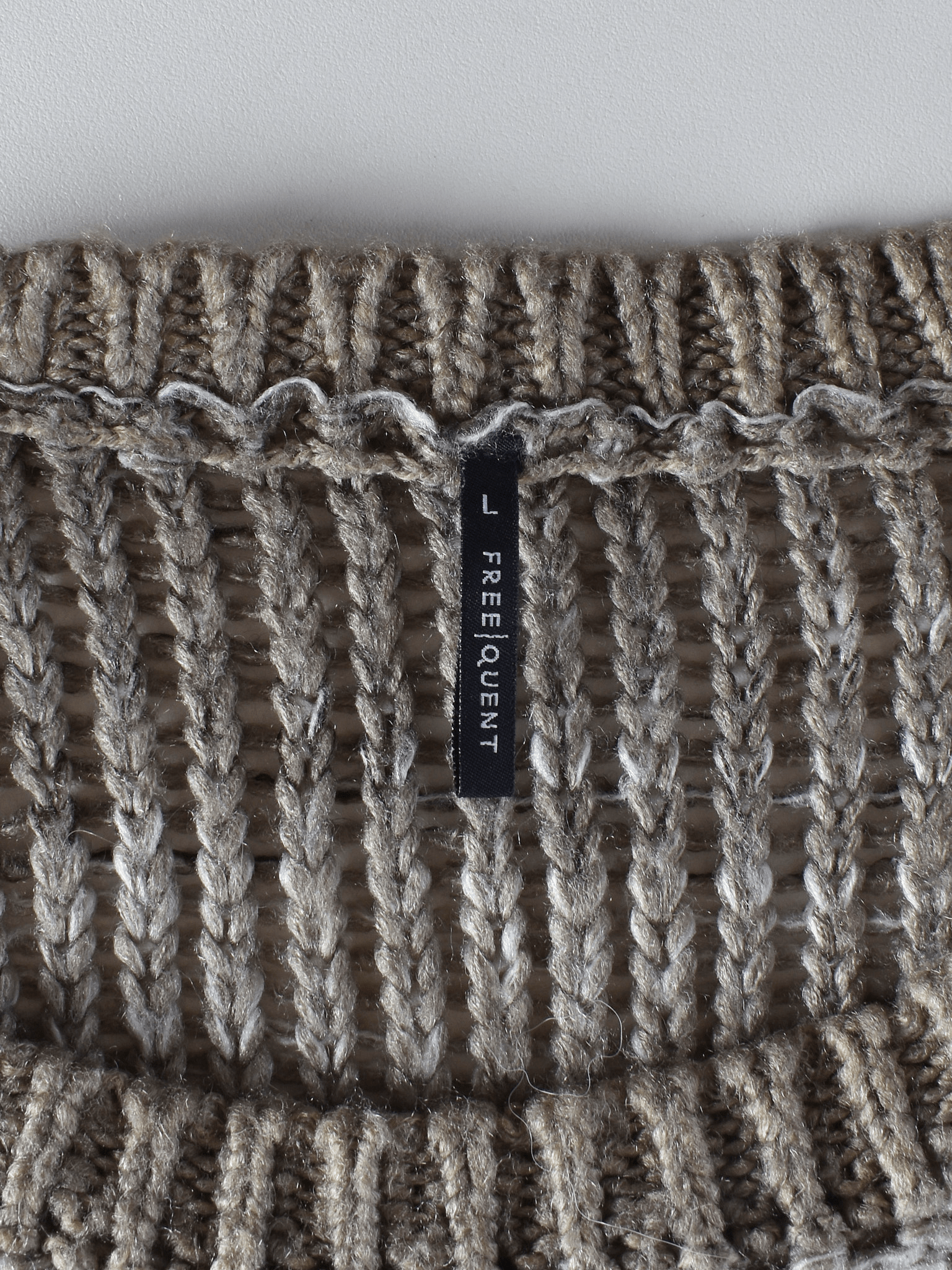 Free/Quent Strik - L / Brun / Kvinde - SassyLAB Secondhand