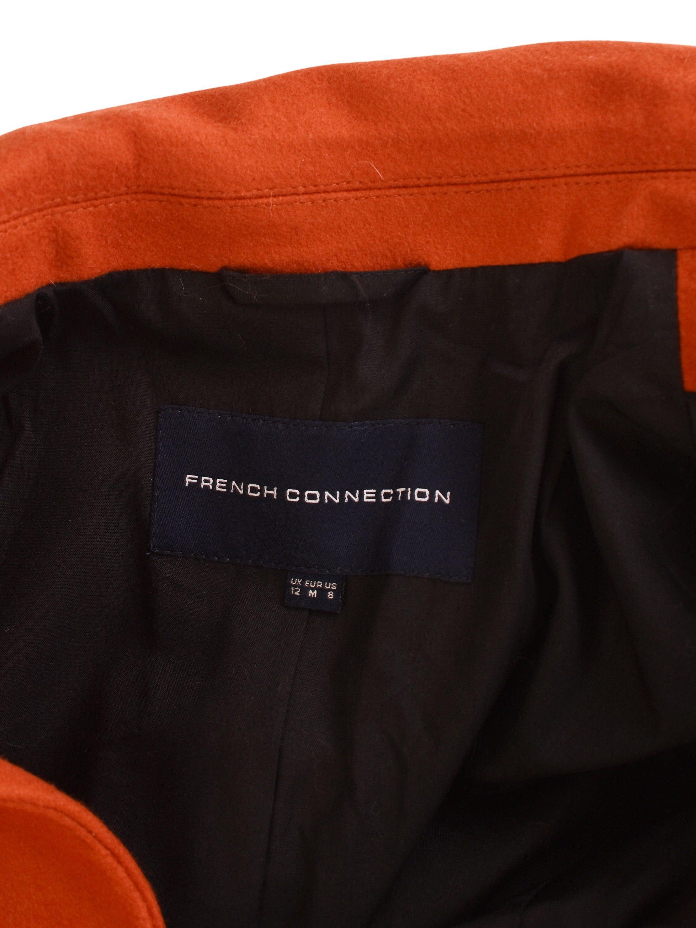 French Connection Frakke - M / Orange / Kvinde - SassyLAB Secondhand