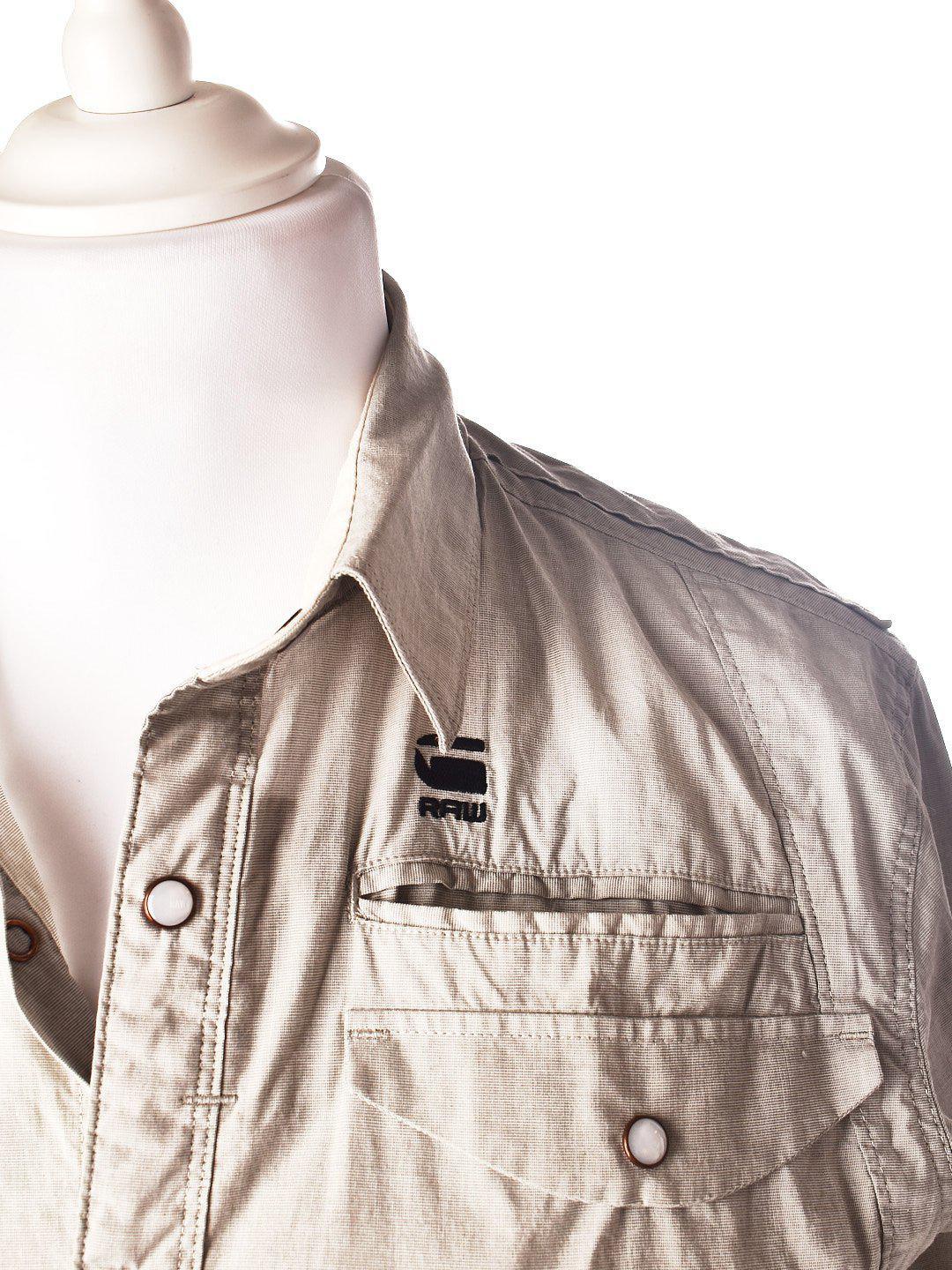 G-Star Skjorte - L / Grå / Kvinde - SassyLAB Secondhand