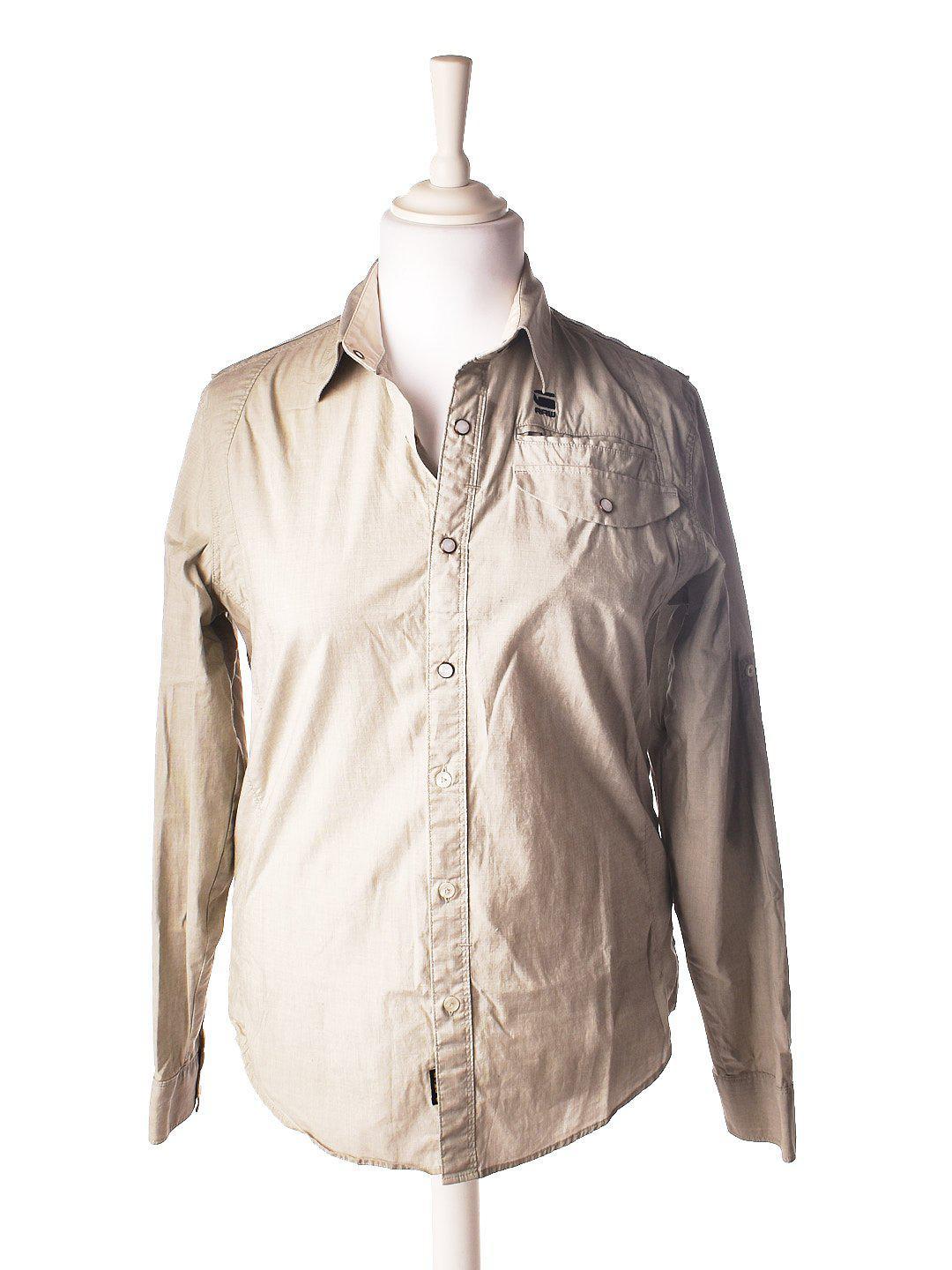 G-Star Skjorte - L / Grå / Kvinde - SassyLAB Secondhand