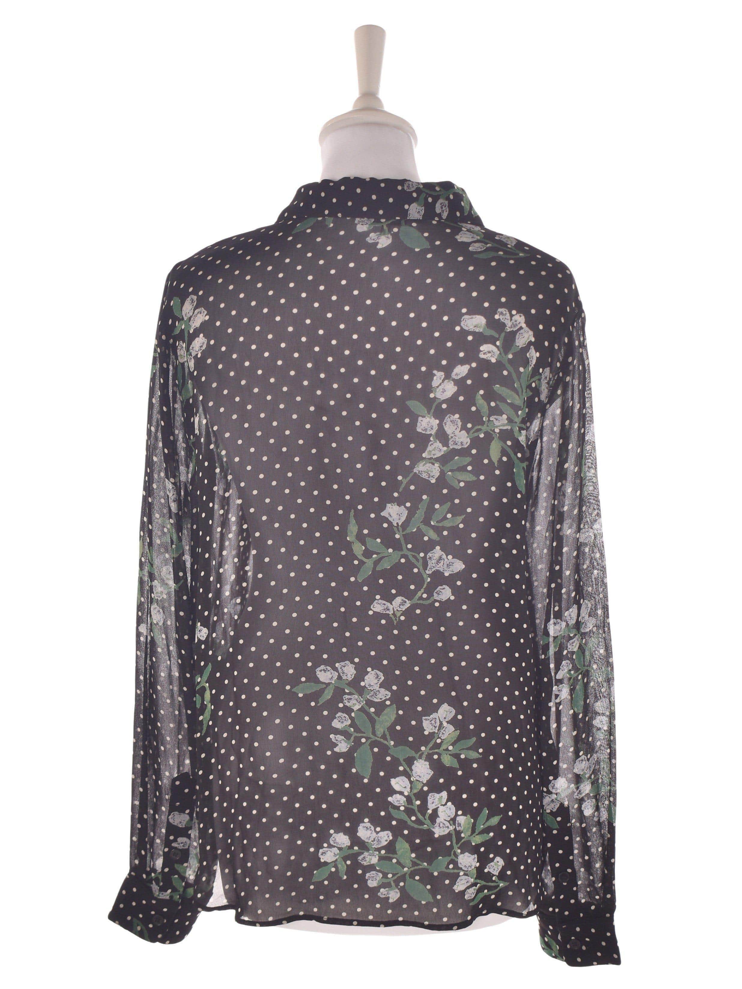 Ganni Bluse - 36 / Sort / Kvinde - SassyLAB Secondhand