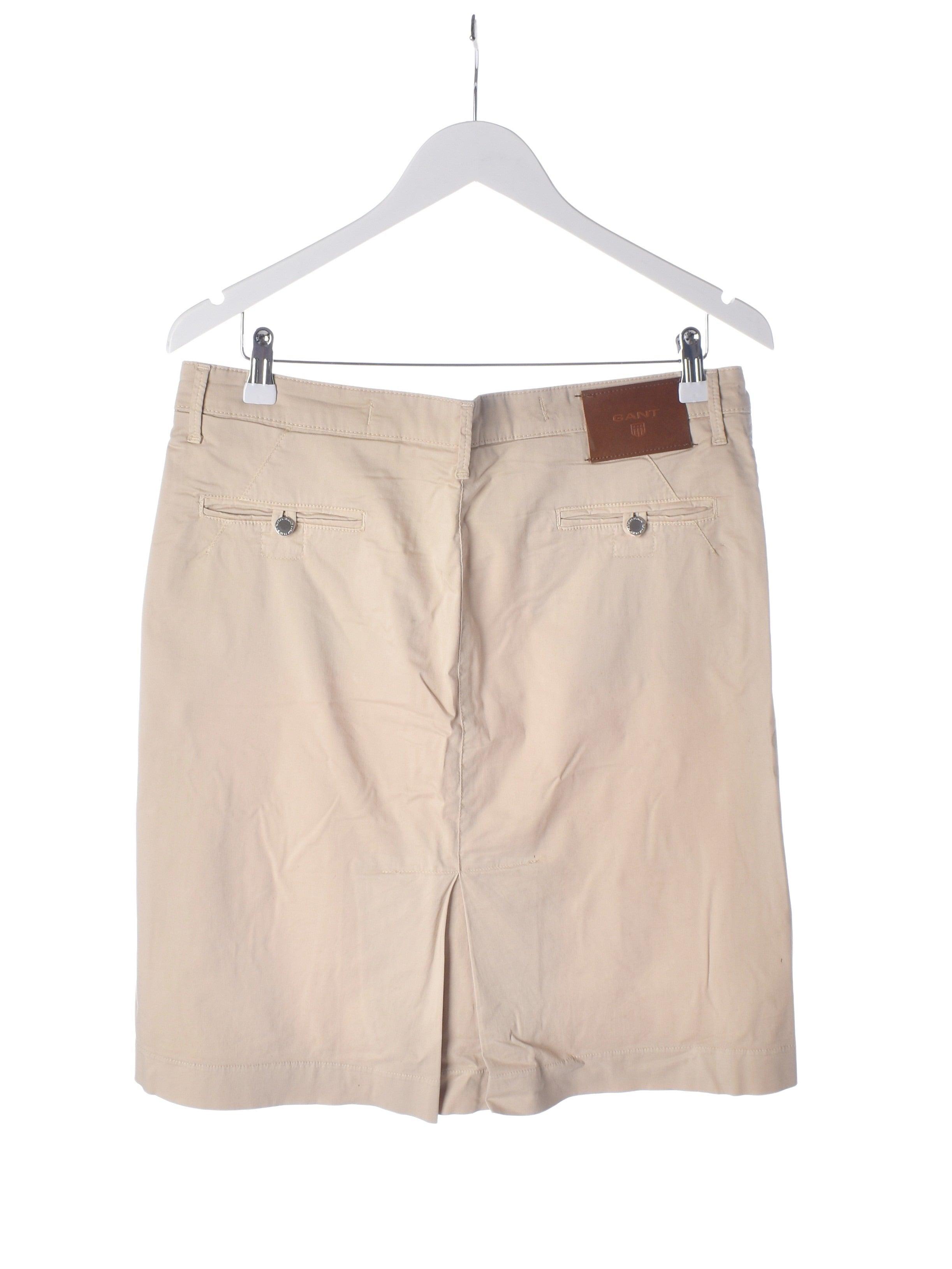 Gant Nederdel - 40 / Beige / Kvinde - SassyLAB Secondhand