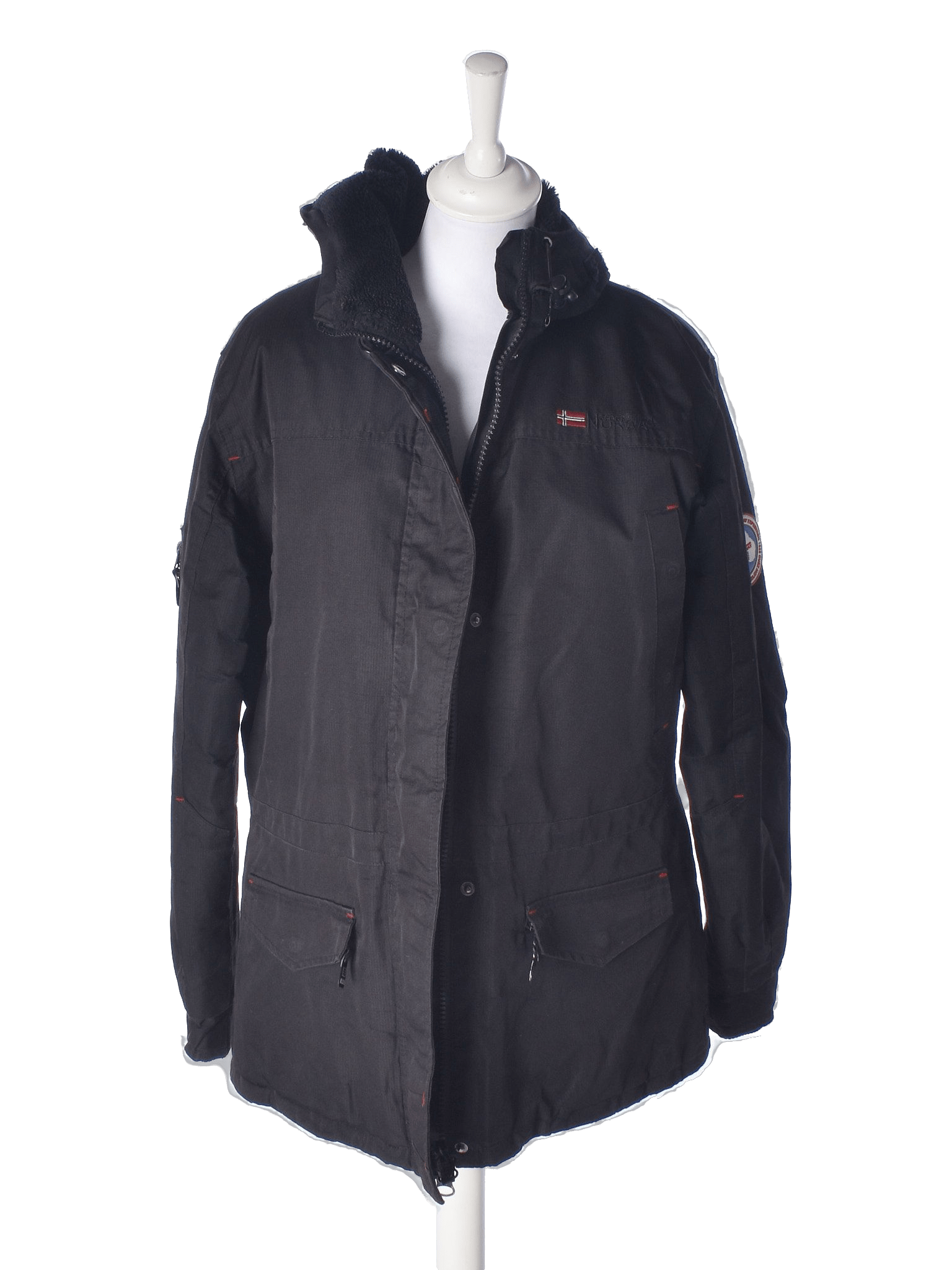 Geographical Norway Jakke - M / Sort / Kvinde - SassyLAB Secondhand