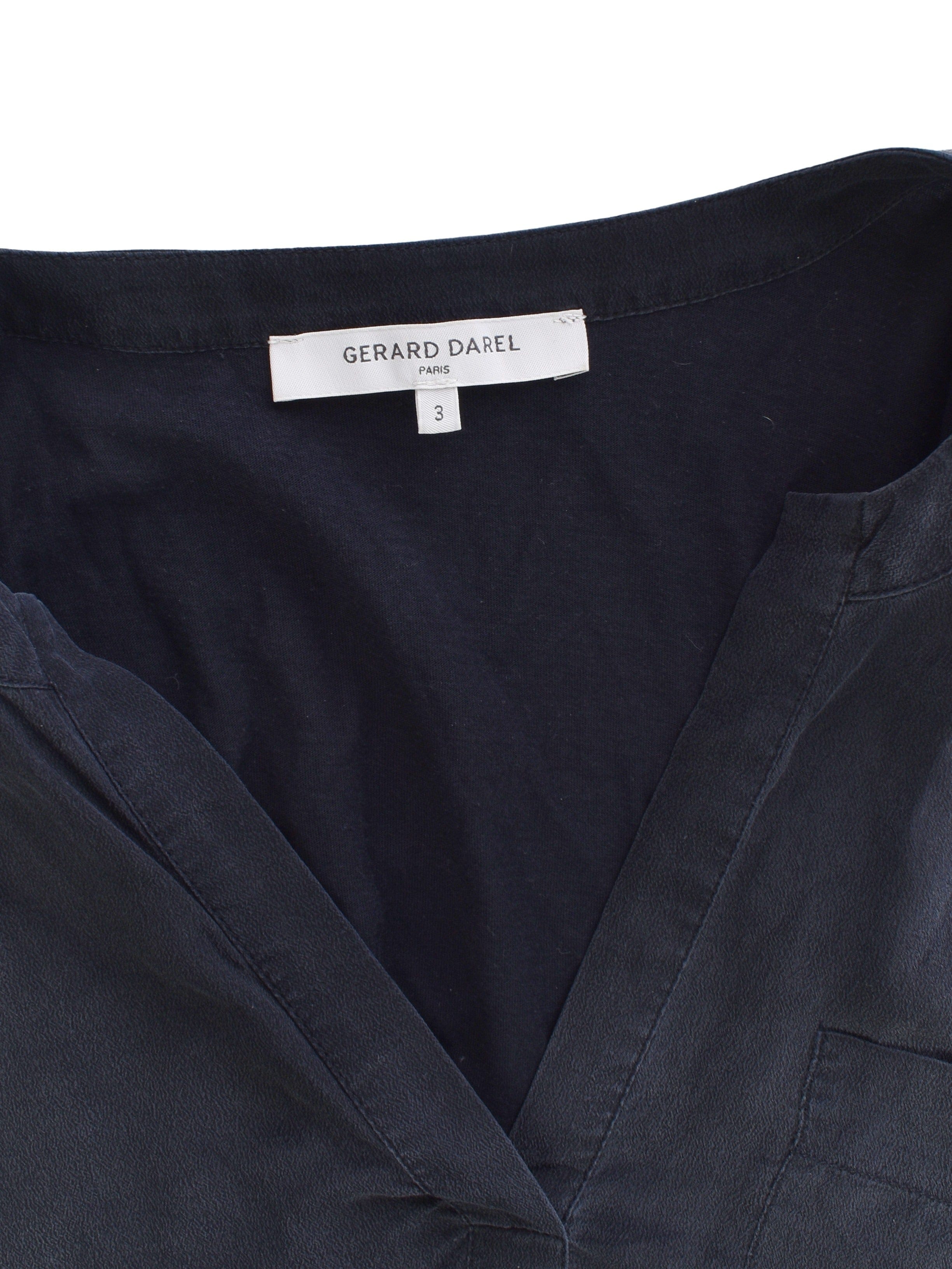 Gerard Darel Bluse - M / Blå / Kvinde - SassyLAB Secondhand