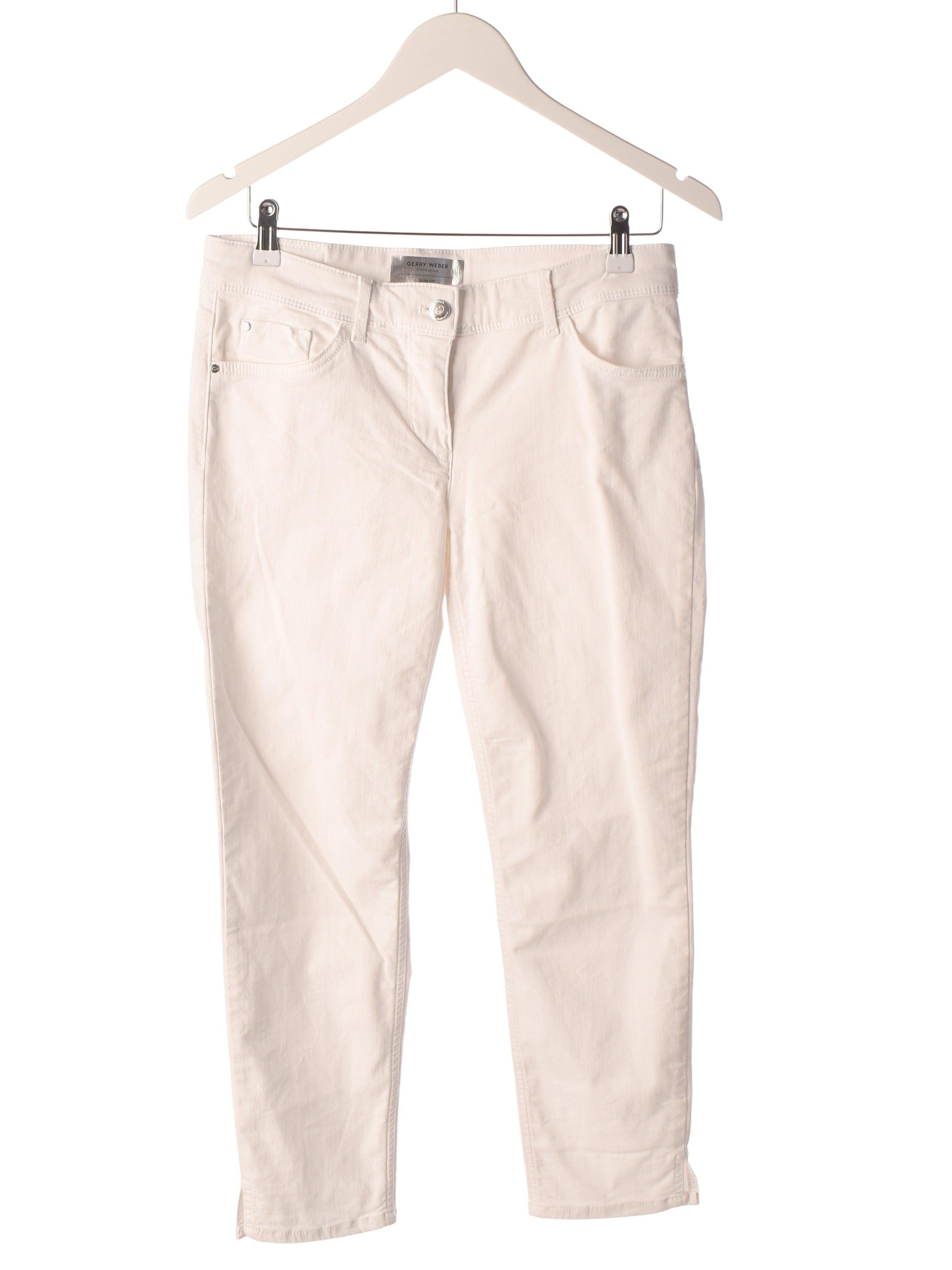 Gerry Weber Bukser - XS / Hvid / Kvinde - SassyLAB Secondhand