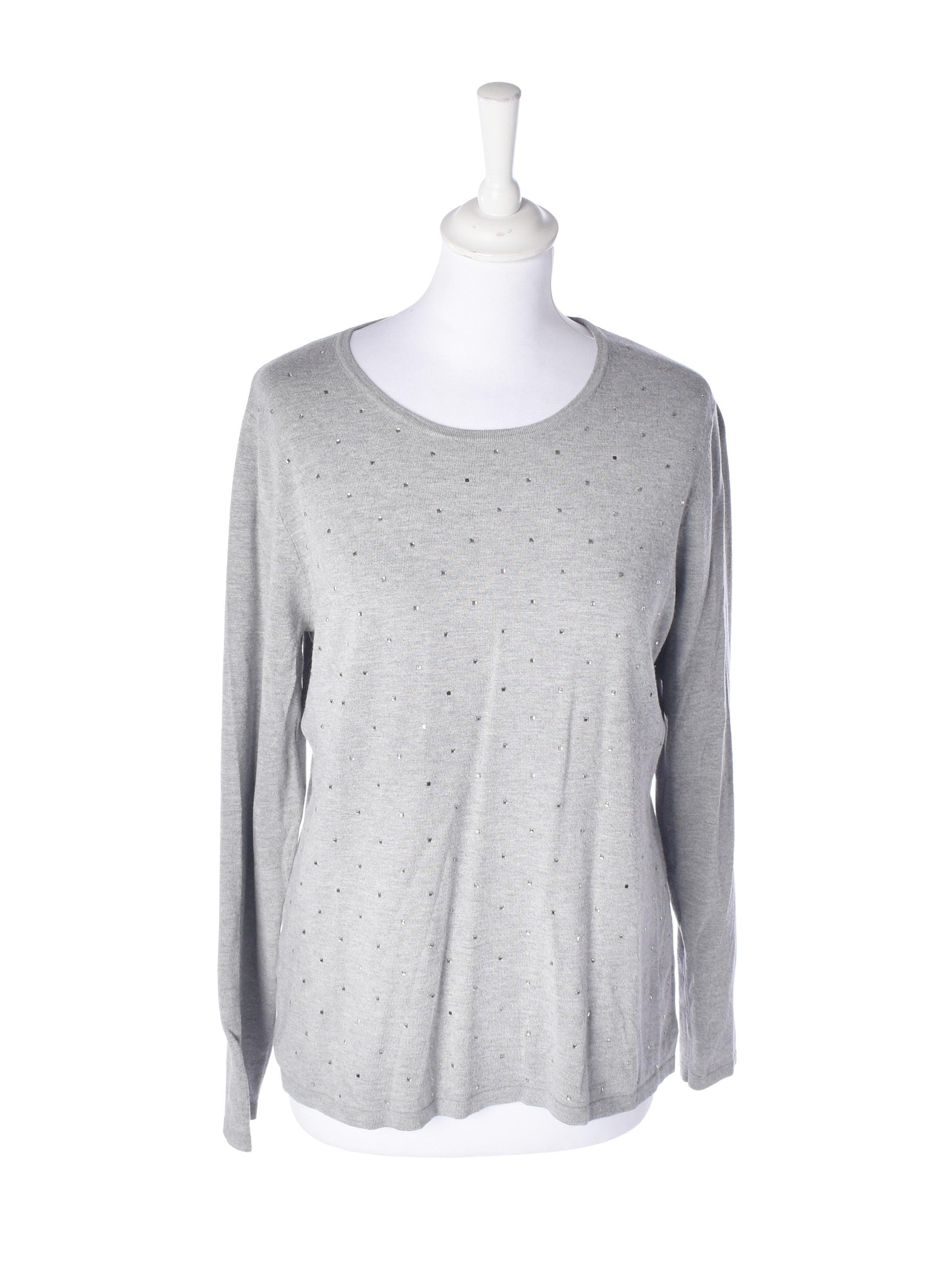 Gerry Weber T-Shirt - M / Grå / Kvinde - SassyLAB Secondhand
