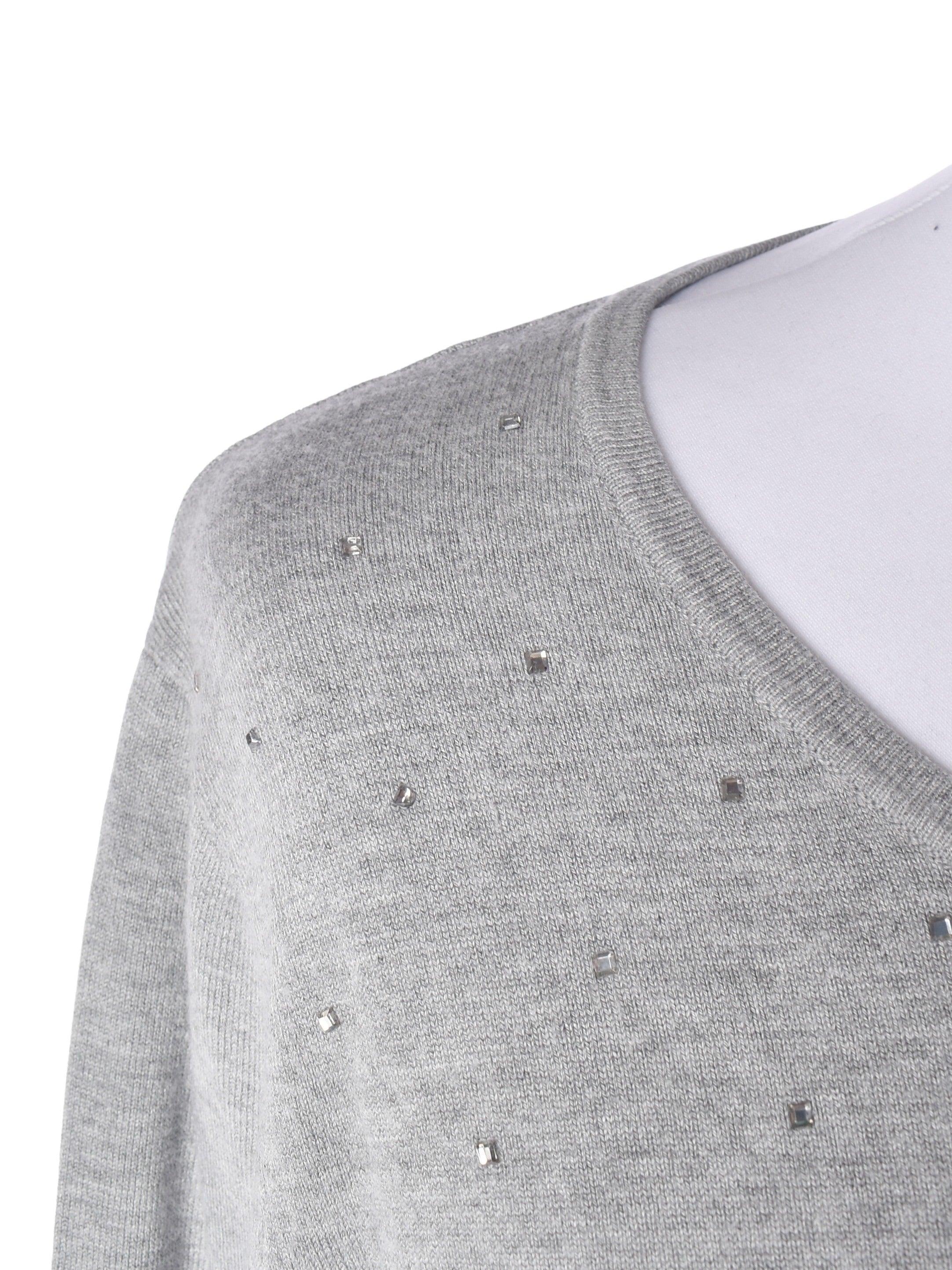 Gerry Weber T-Shirt - M / Grå / Kvinde - SassyLAB Secondhand
