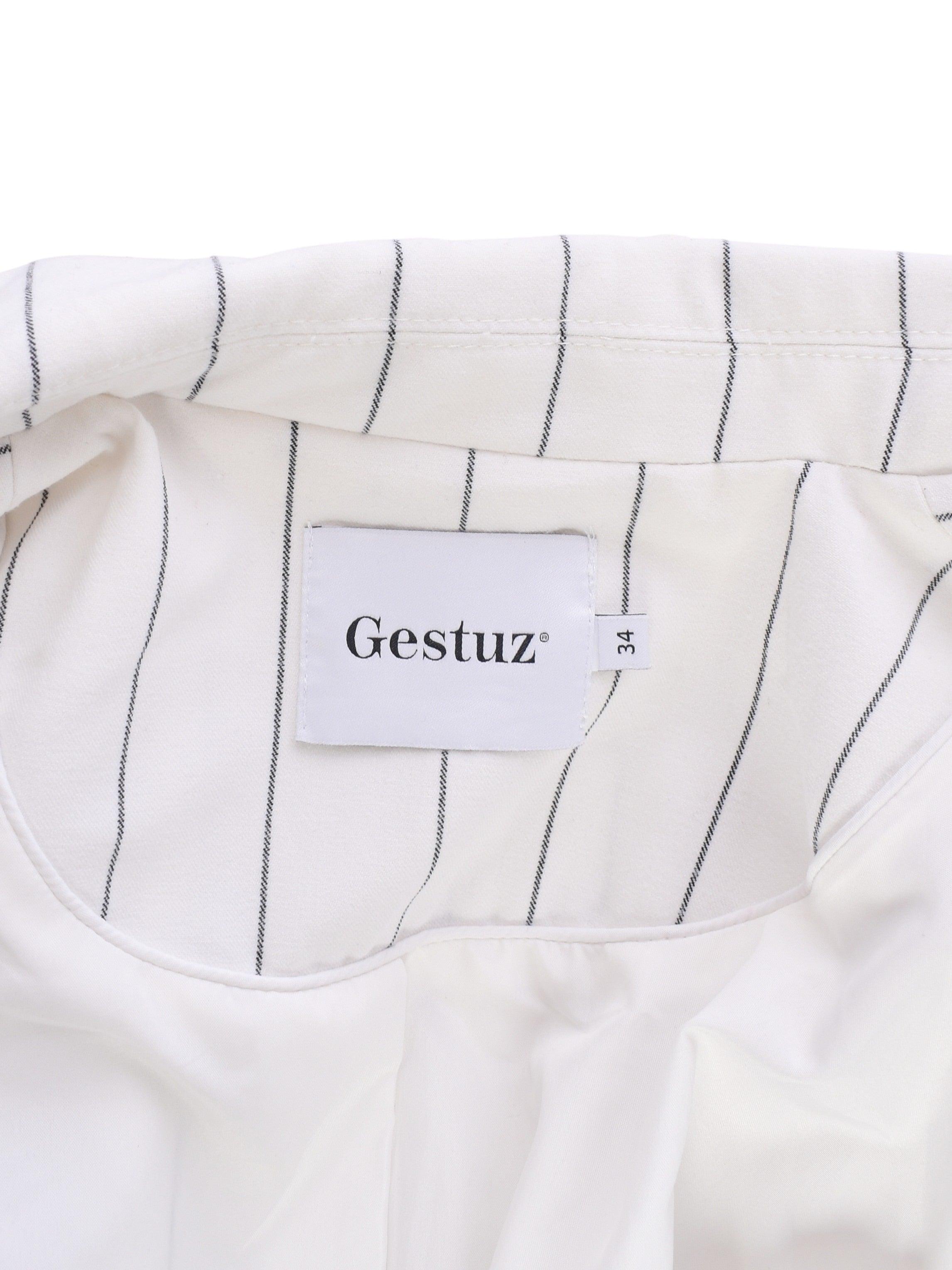 Gestuz Blazer - 34 / Hvid / Kvinde - SassyLAB Secondhand
