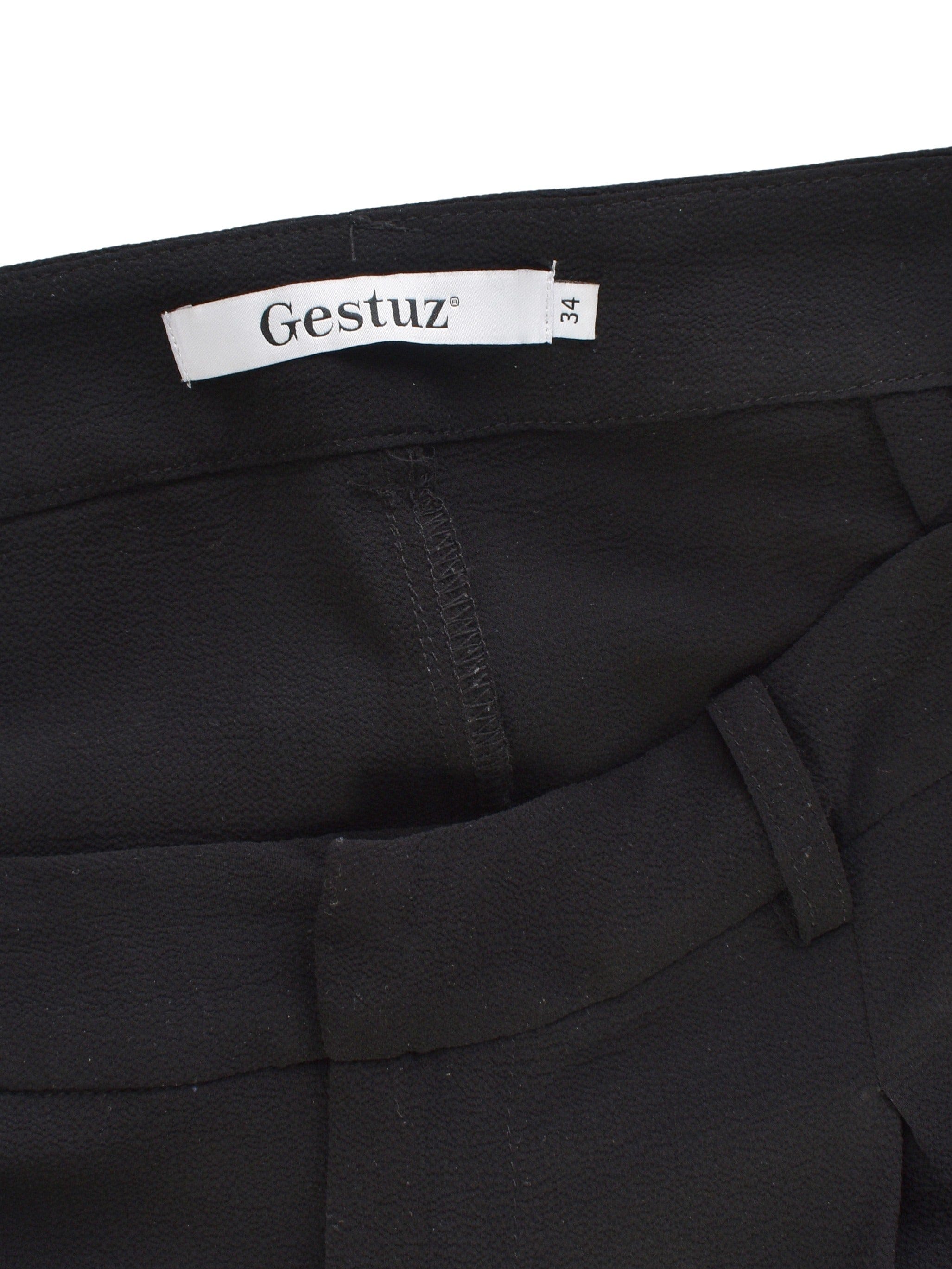 Gestuz Bukser - 34 / Sort / Kvinde - SassyLAB Secondhand