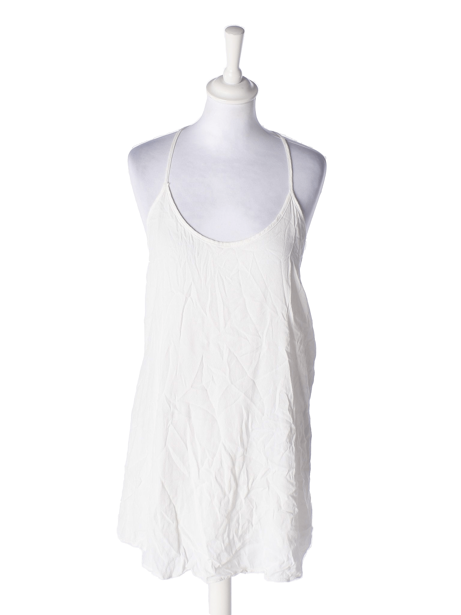 Gina Tricot Kjole - 38 / Hvid / Kvinde - SassyLAB Secondhand