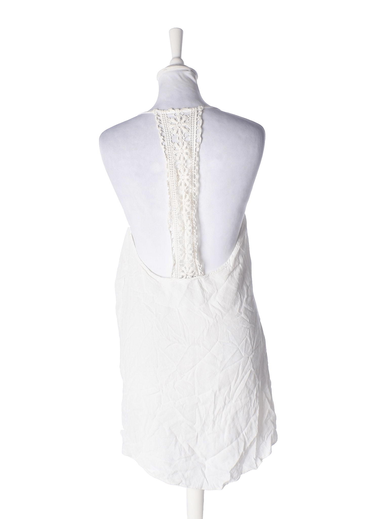 Gina Tricot Kjole - 38 / Hvid / Kvinde - SassyLAB Secondhand