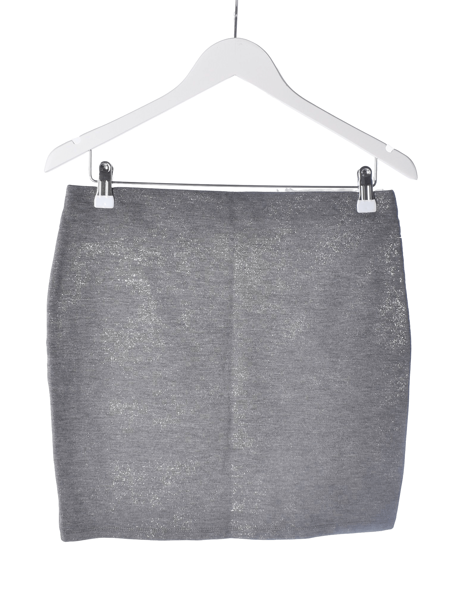 Gina Tricot Nederdel - L / Grå / Kvinde - SassyLAB Secondhand