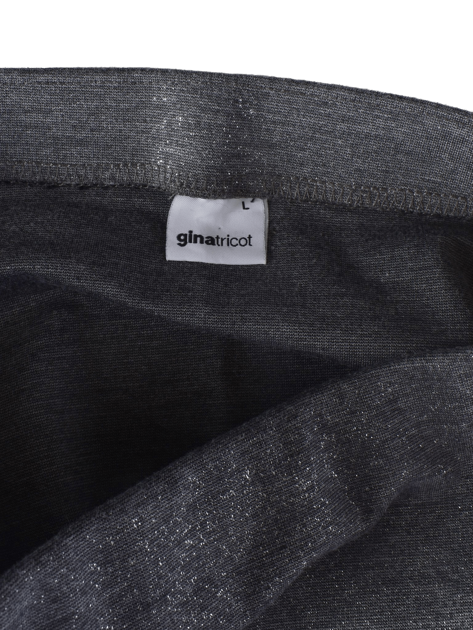 Gina Tricot Nederdel - L / Grå / Kvinde - SassyLAB Secondhand
