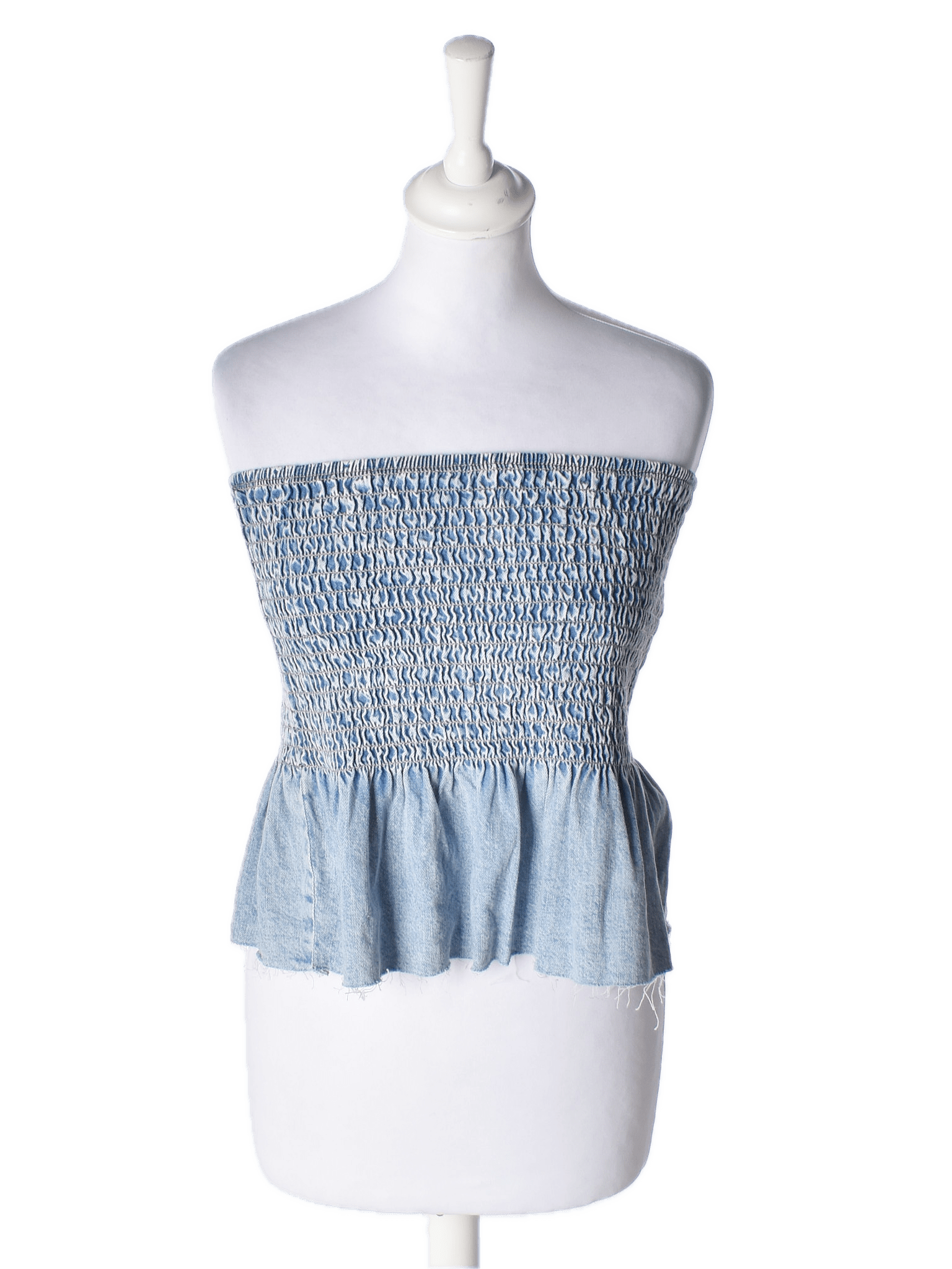Gina Tricot Top - S / Blå / Kvinde - SassyLAB Secondhand