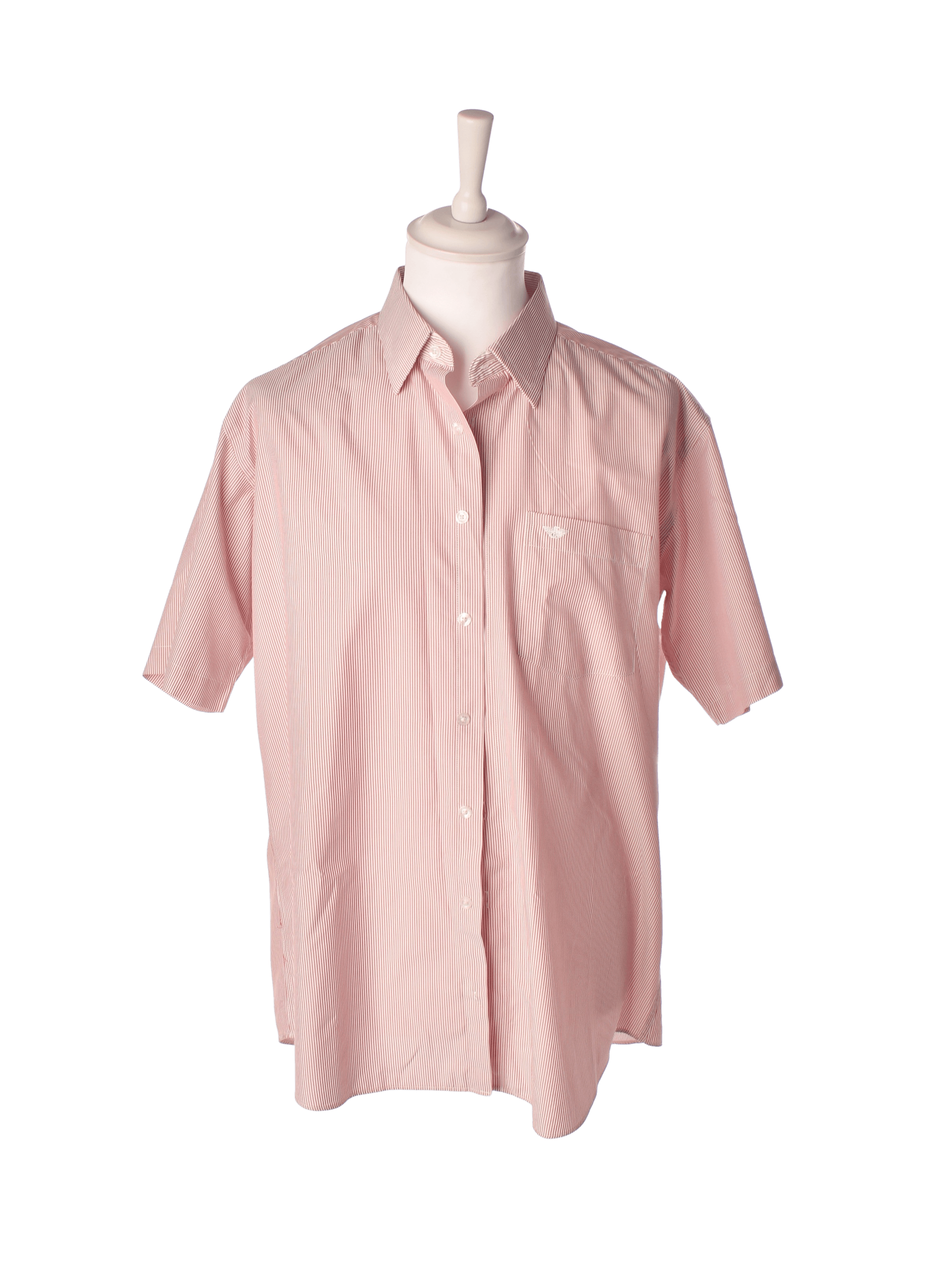 Giorgio Armani Skjorte - L / Rød / Mand - SassyLAB Secondhand