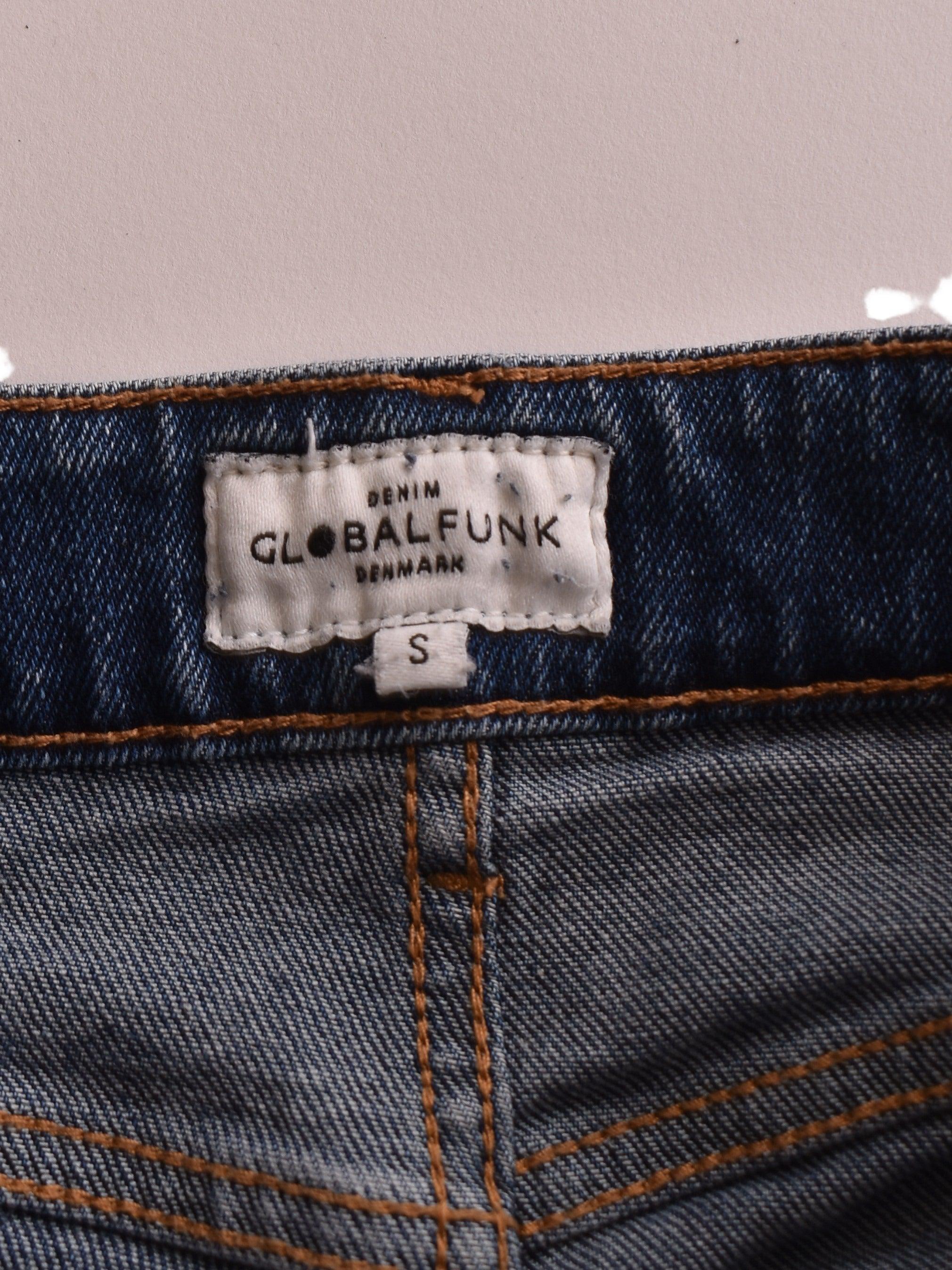 Global Funk Jeans - S / Blå / Kvinde - SassyLAB Secondhand