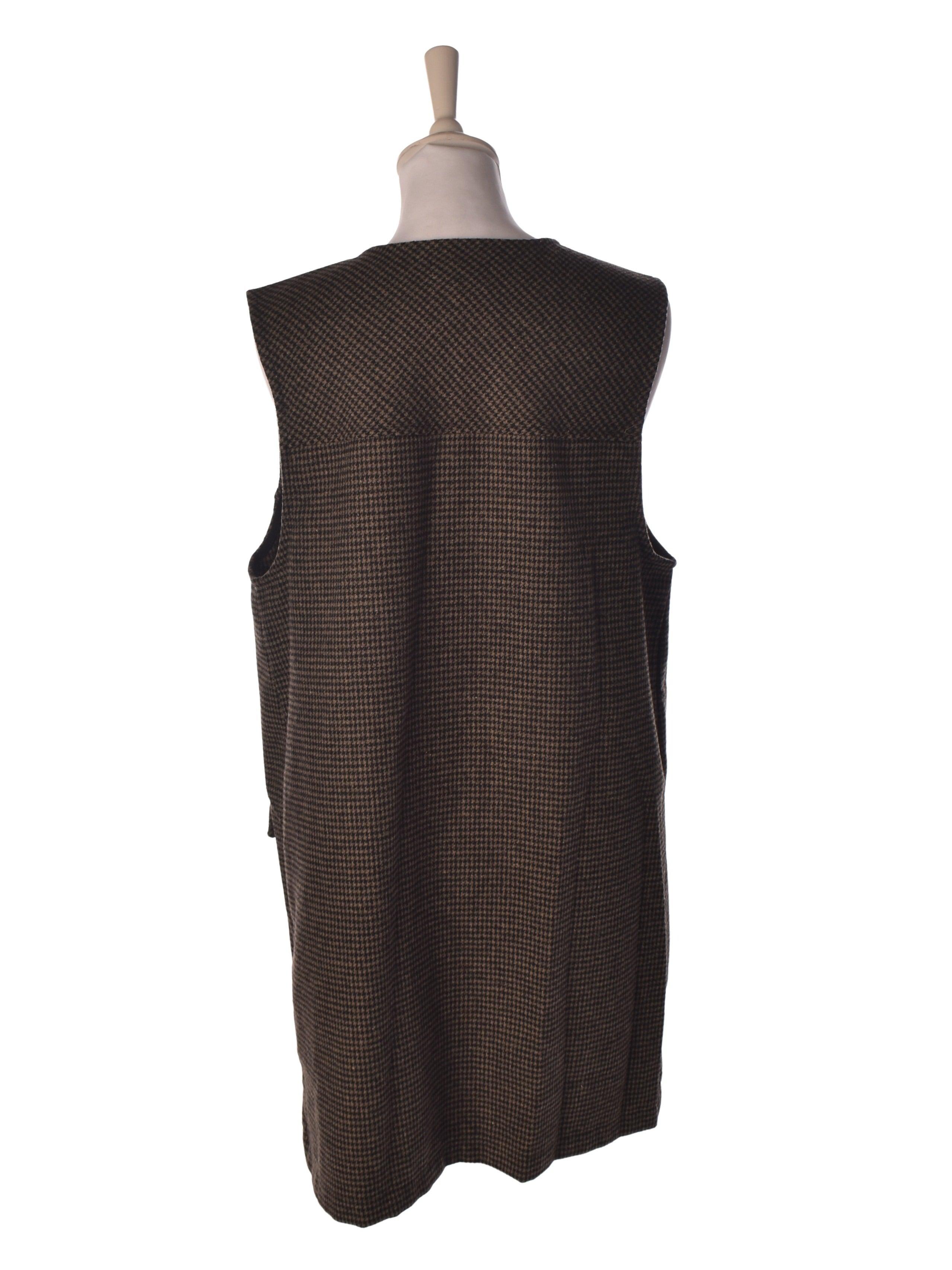 Global Funk Vest - S / Brun / Kvinde - SassyLAB Secondhand